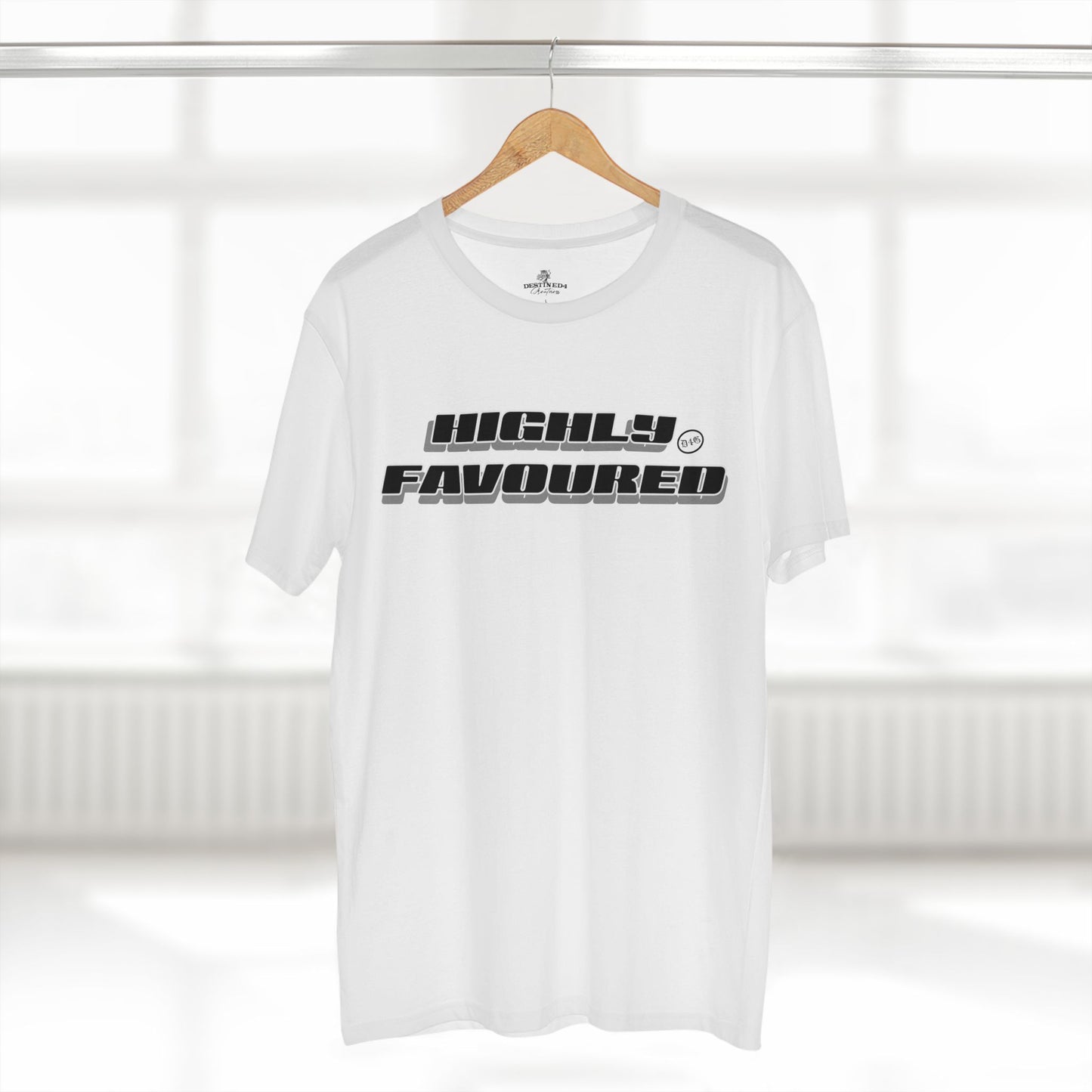 Highly Favoured Unisex Staple Tee - Inspirational Graphic T-Shirt for Everyday Comfort