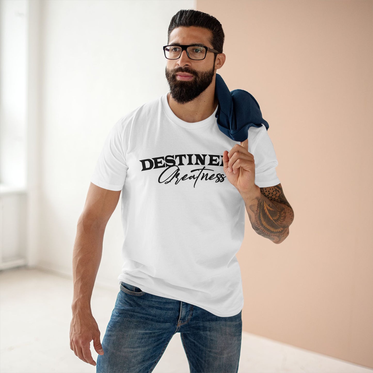 Destined 4 Greatness Unisex Adult Tee - Inspirational Motivational T-Shirt