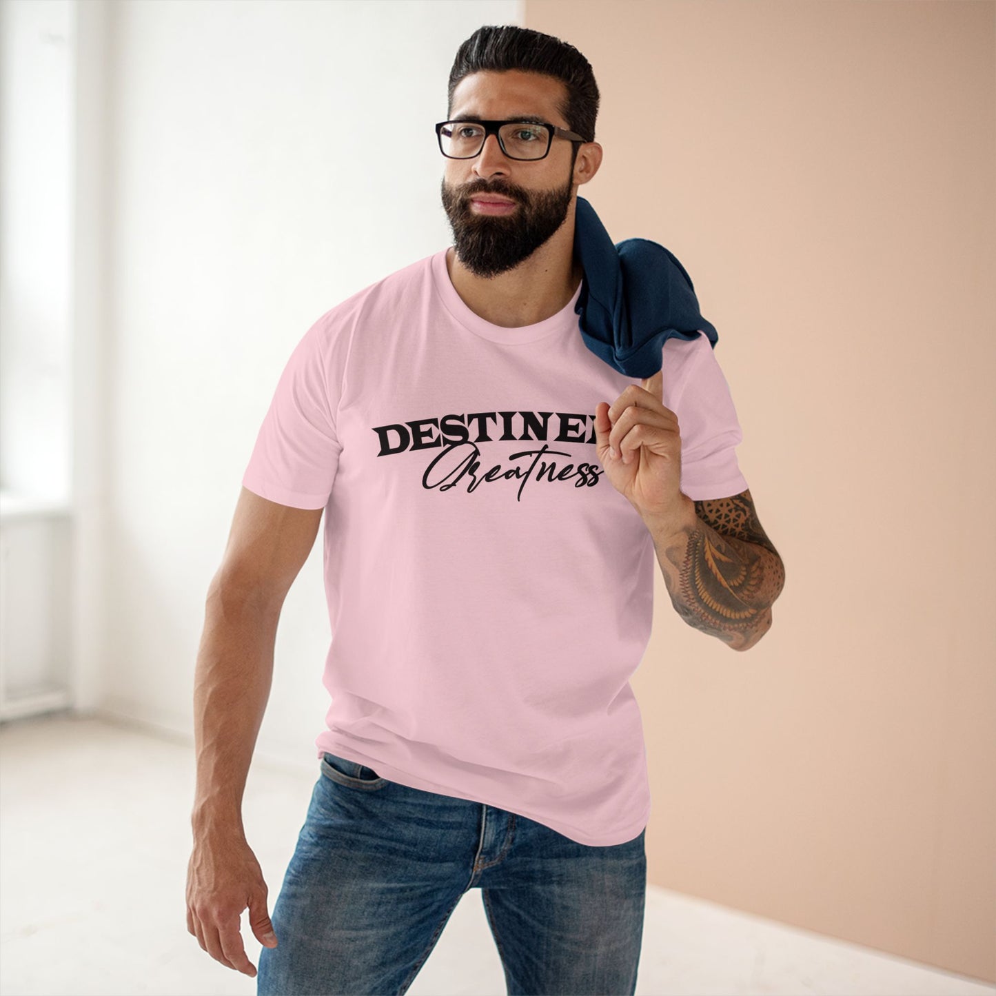 Destined 4 Greatness Unisex Adult Tee - Inspirational Motivational T-Shirt