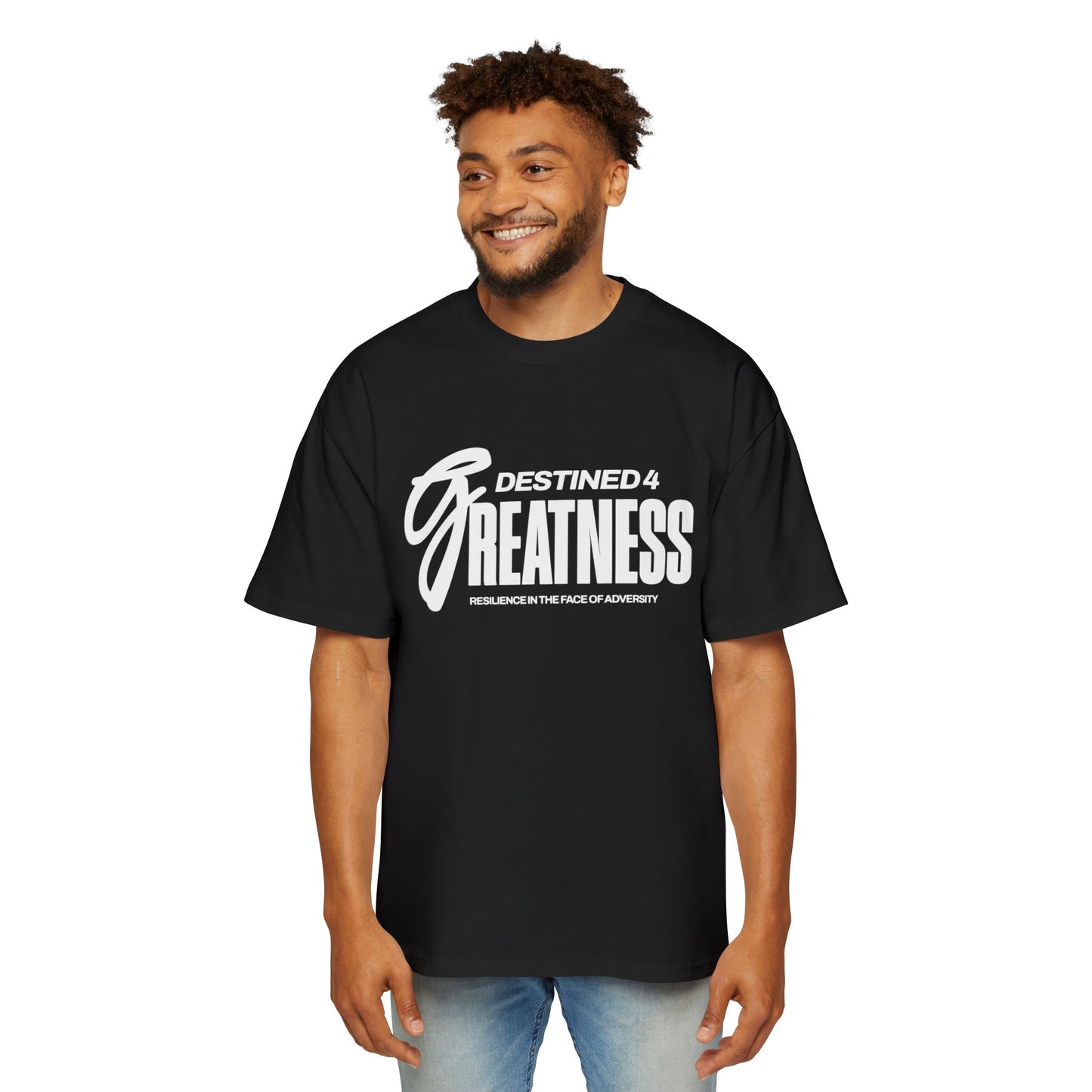 Unisex Heavy Oversized Destined 4 Greatness T-Shirt