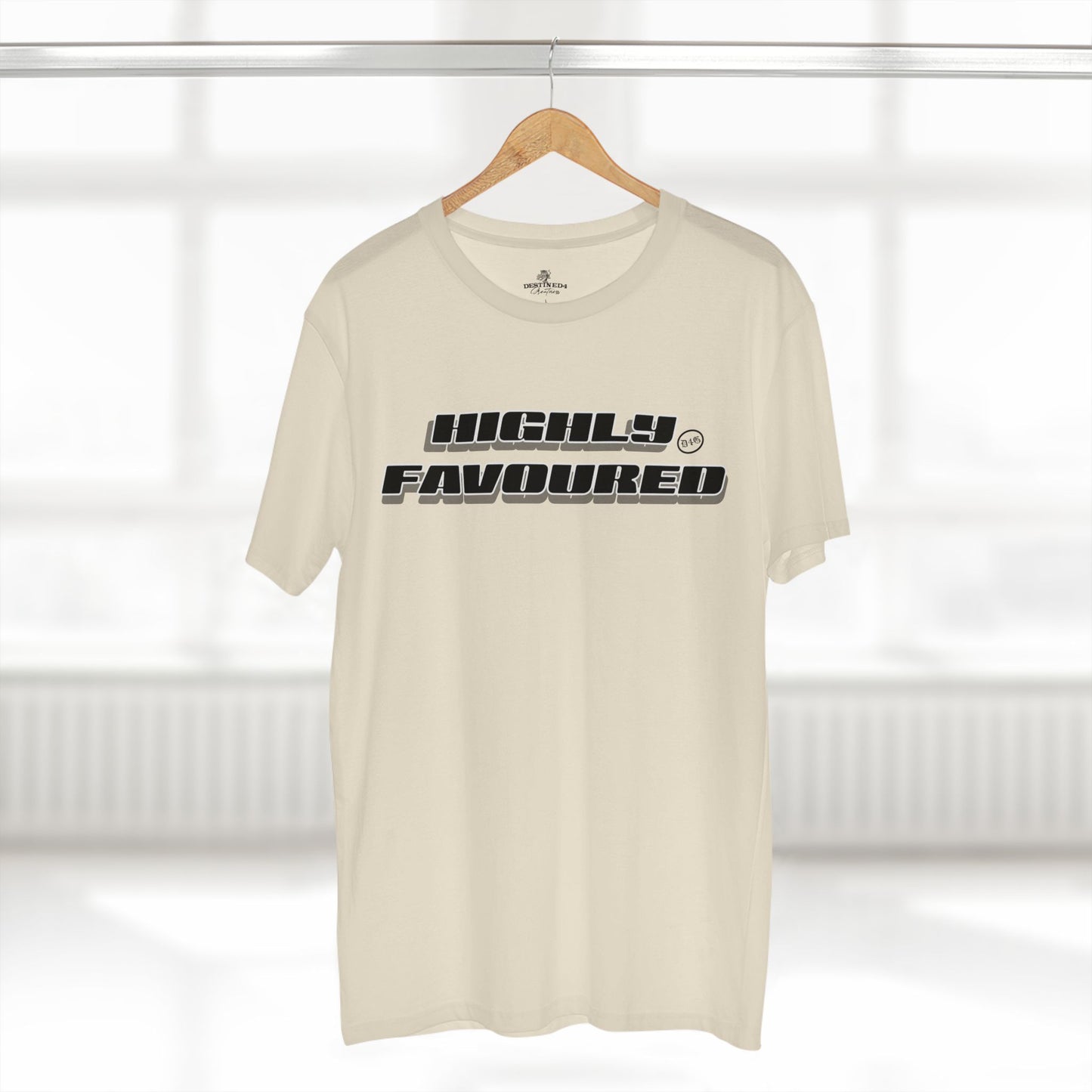 Highly Favoured Unisex Staple Tee - Inspirational Graphic T-Shirt for Everyday Comfort