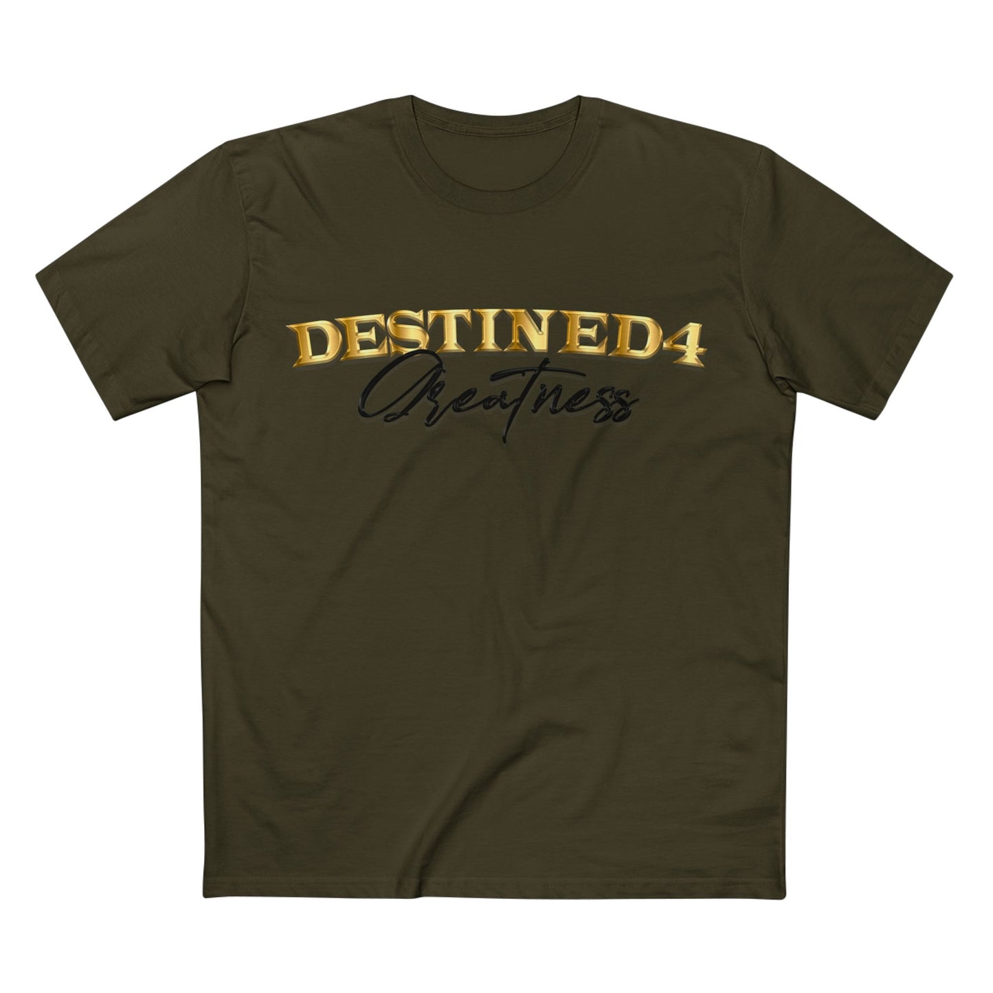 Unisex Destined 4 Greatness T-Shirt (blk-gld)