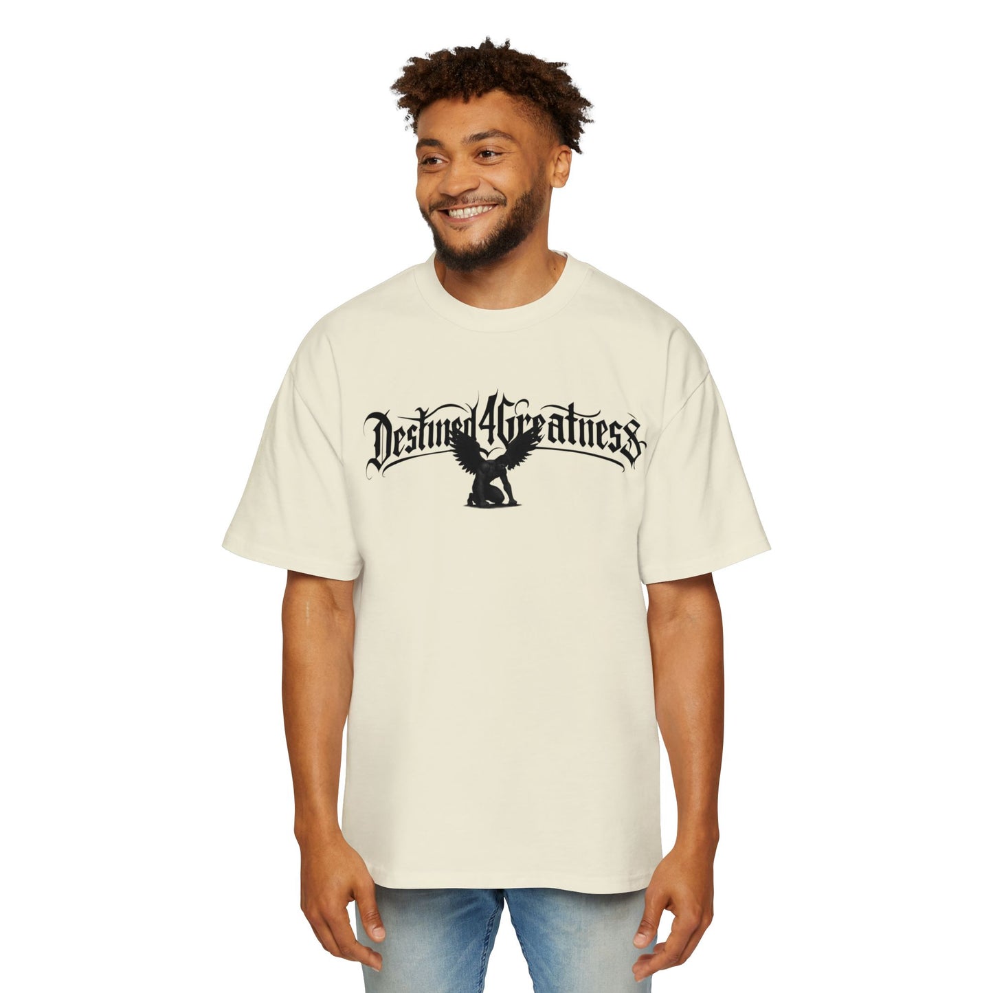 Destined4Greatness Eagle Graphic Tee — Oversized Men’s Streetwear T‑Shirt