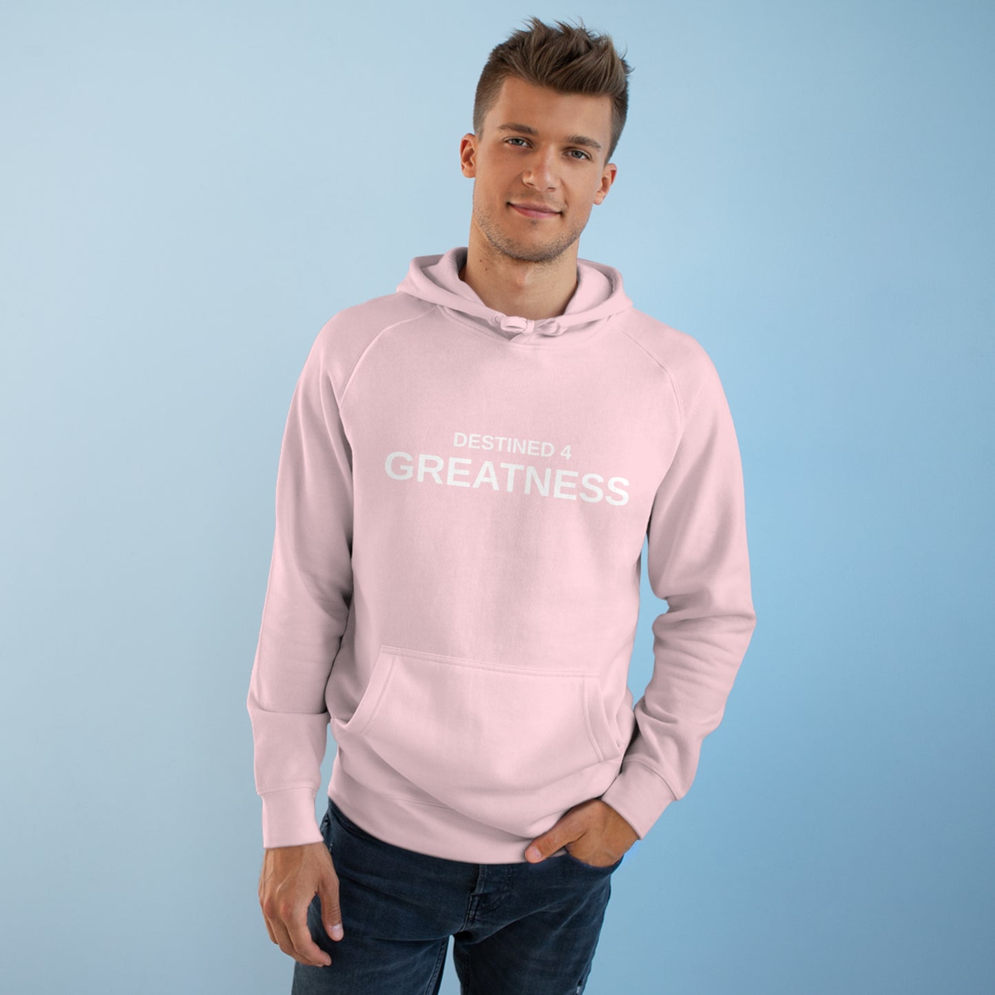 Unisex Destined 4 Greatness Hoodie (white)