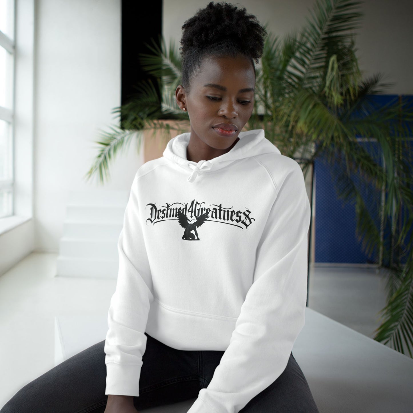 Destined4Greatness Eagle Hoodie — Motivational Streetwear Pullover