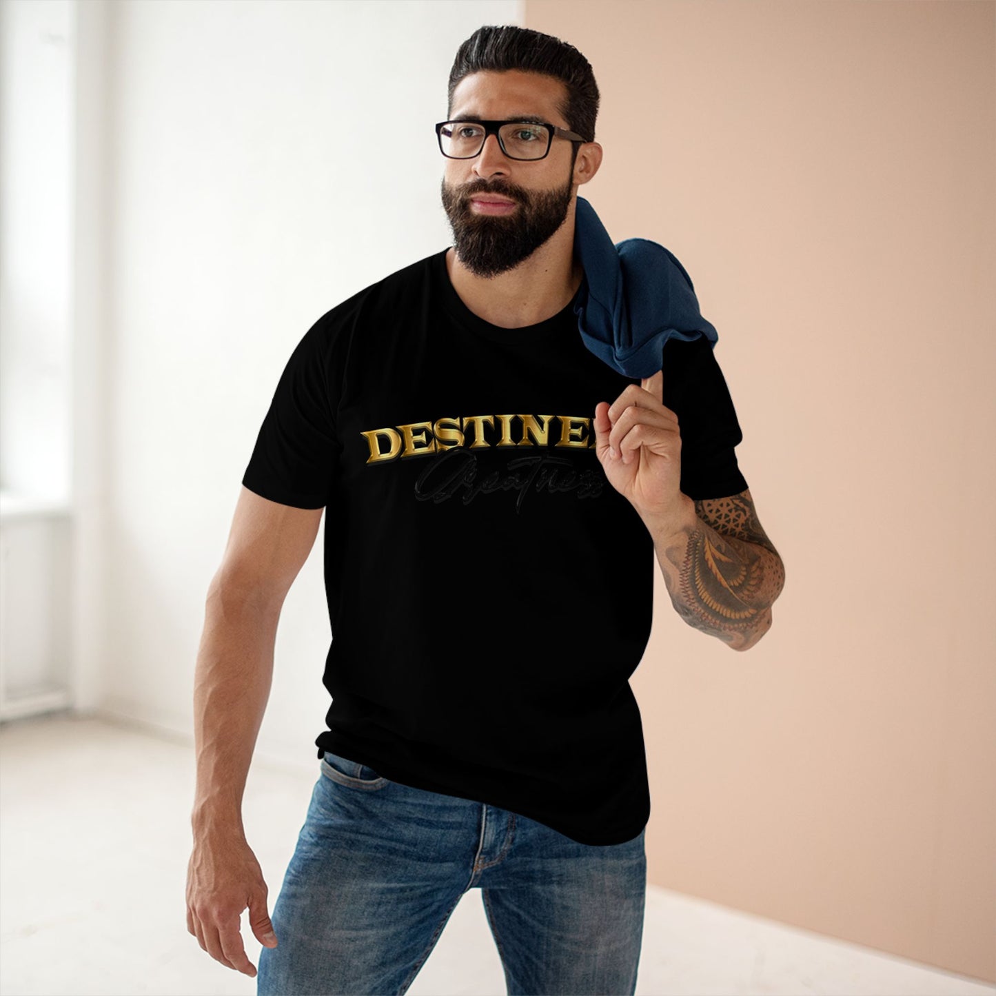 Unisex Destined 4 Greatness T-Shirt (blk-gld)