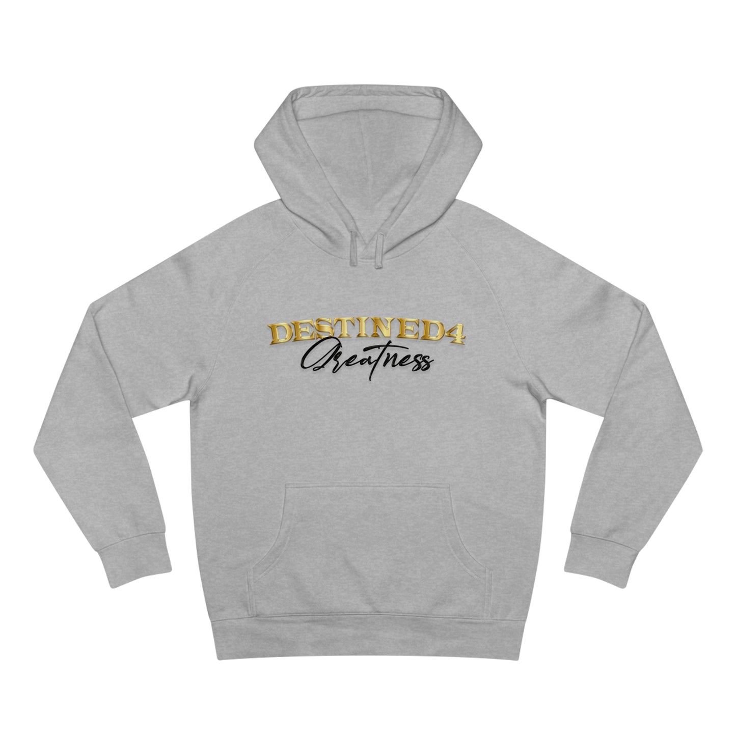 Unisex Destined 4 Greatness Hoodie (blk-gld)