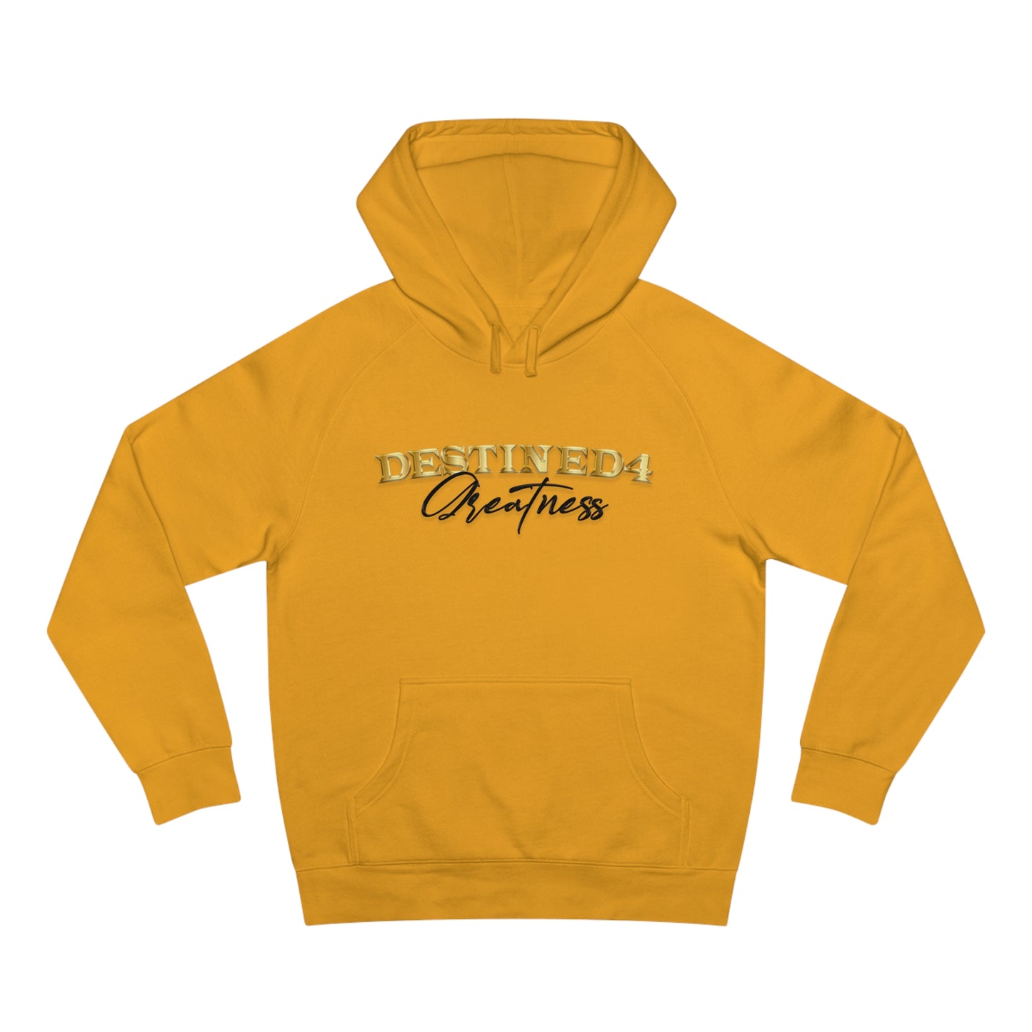 Unisex Destined 4 Greatness Hoodie (blk-gld)