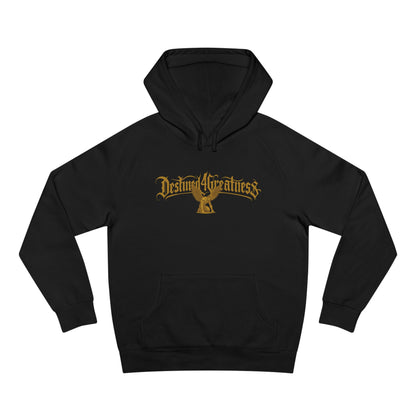 Destined 4 Greatness Hoodie — Gold Eagle Graphic Pullover