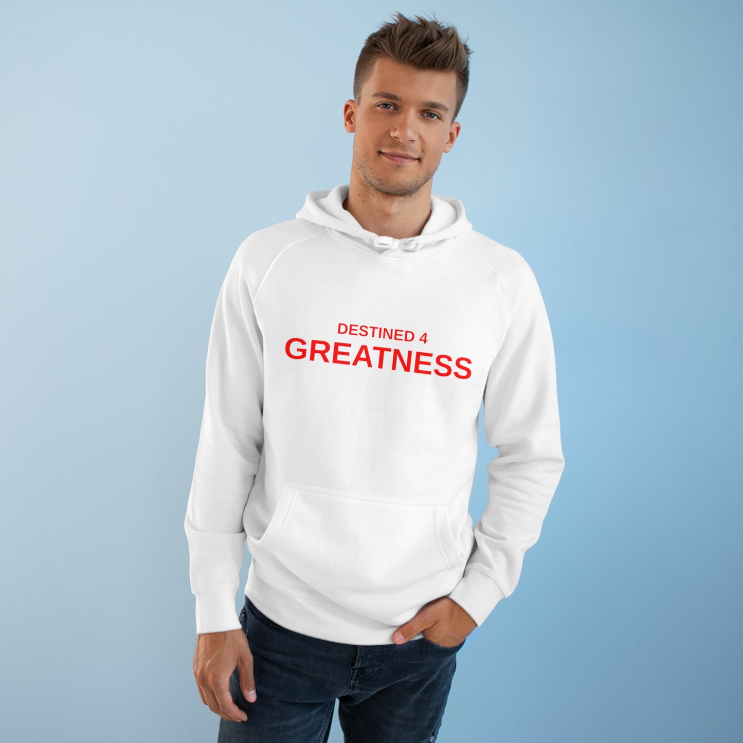 Unisex Destined 4 Greatness Hoodie (red)