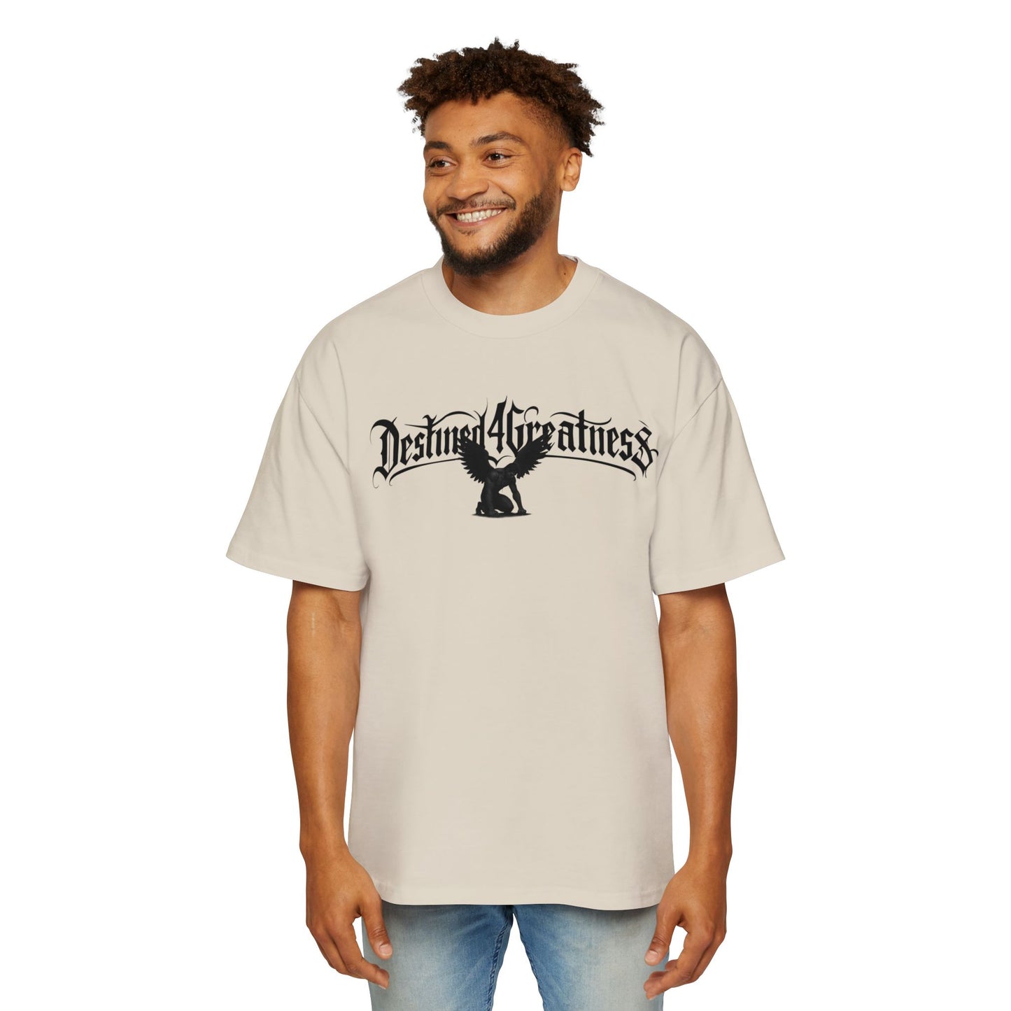 Destined4Greatness Eagle Graphic Tee — Oversized Men’s Streetwear T‑Shirt