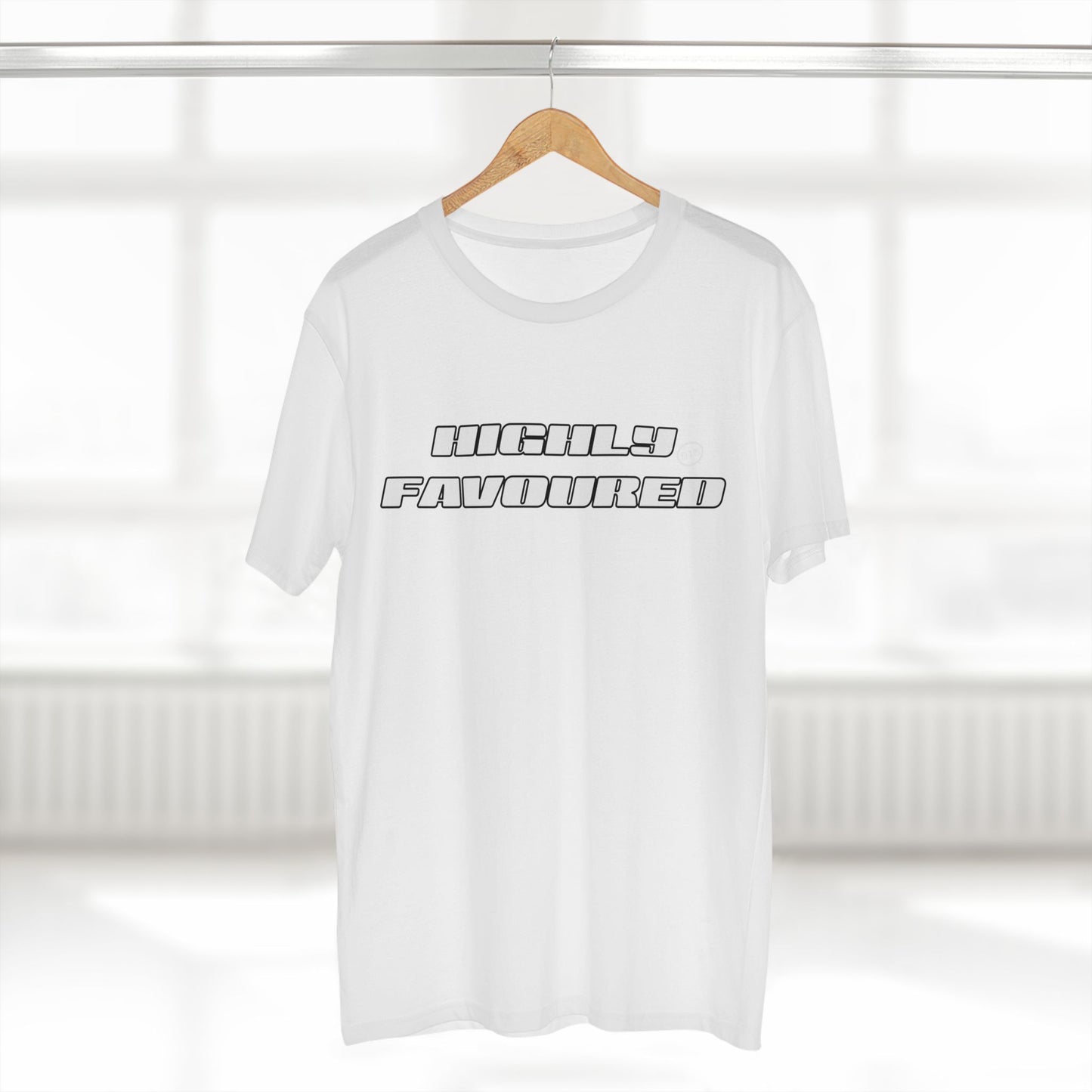 Unisex Highly Favoured T-Shirt (white)