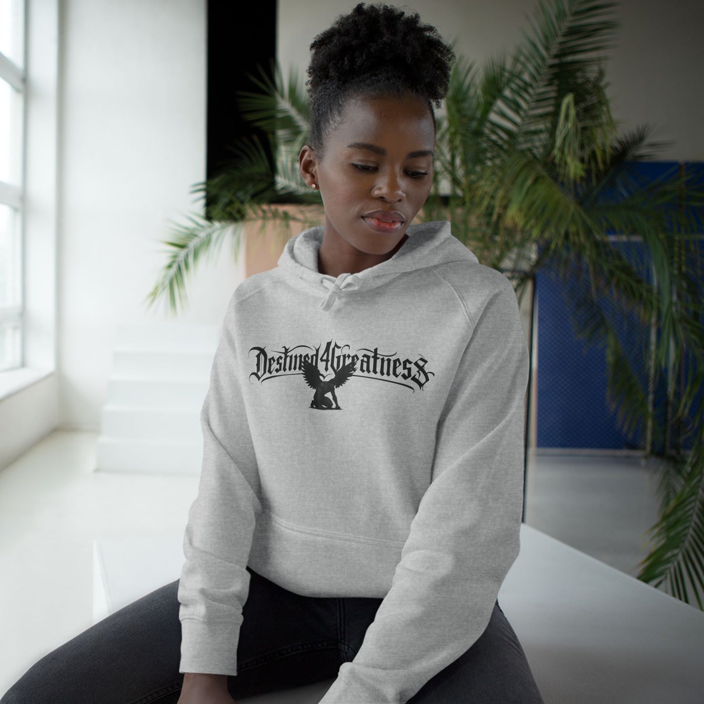 Destined4Greatness Eagle Hoodie — Motivational Streetwear Pullover
