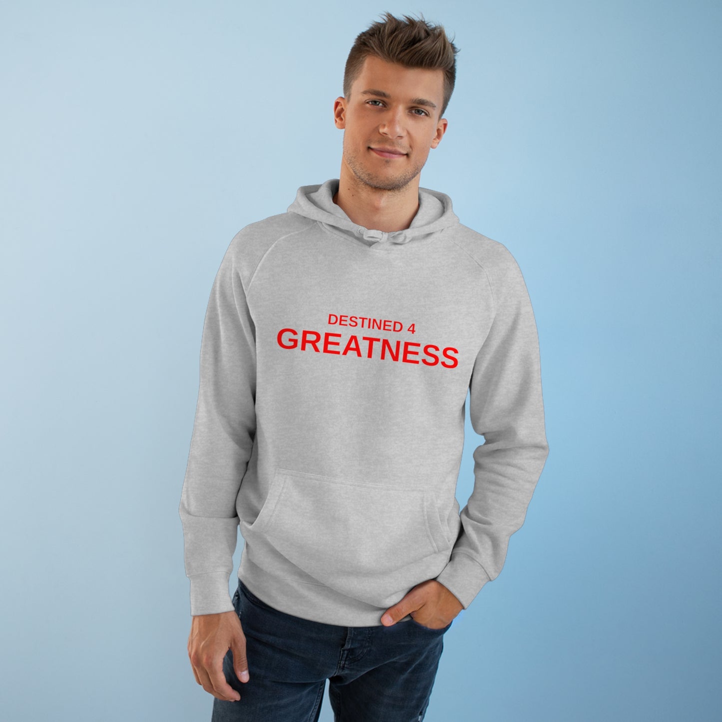 Unisex Destined 4 Greatness Hoodie (red)