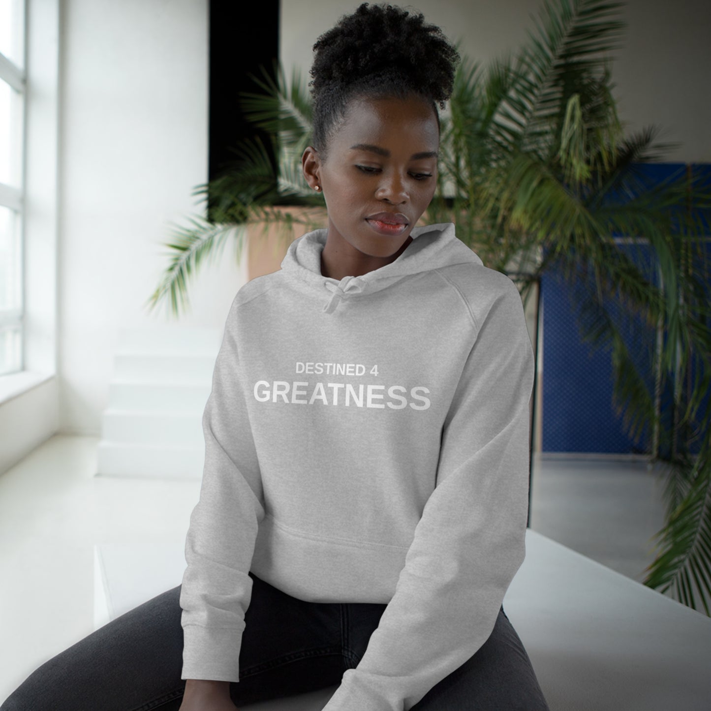 Unisex Destined 4 Greatness Hoodie (white)