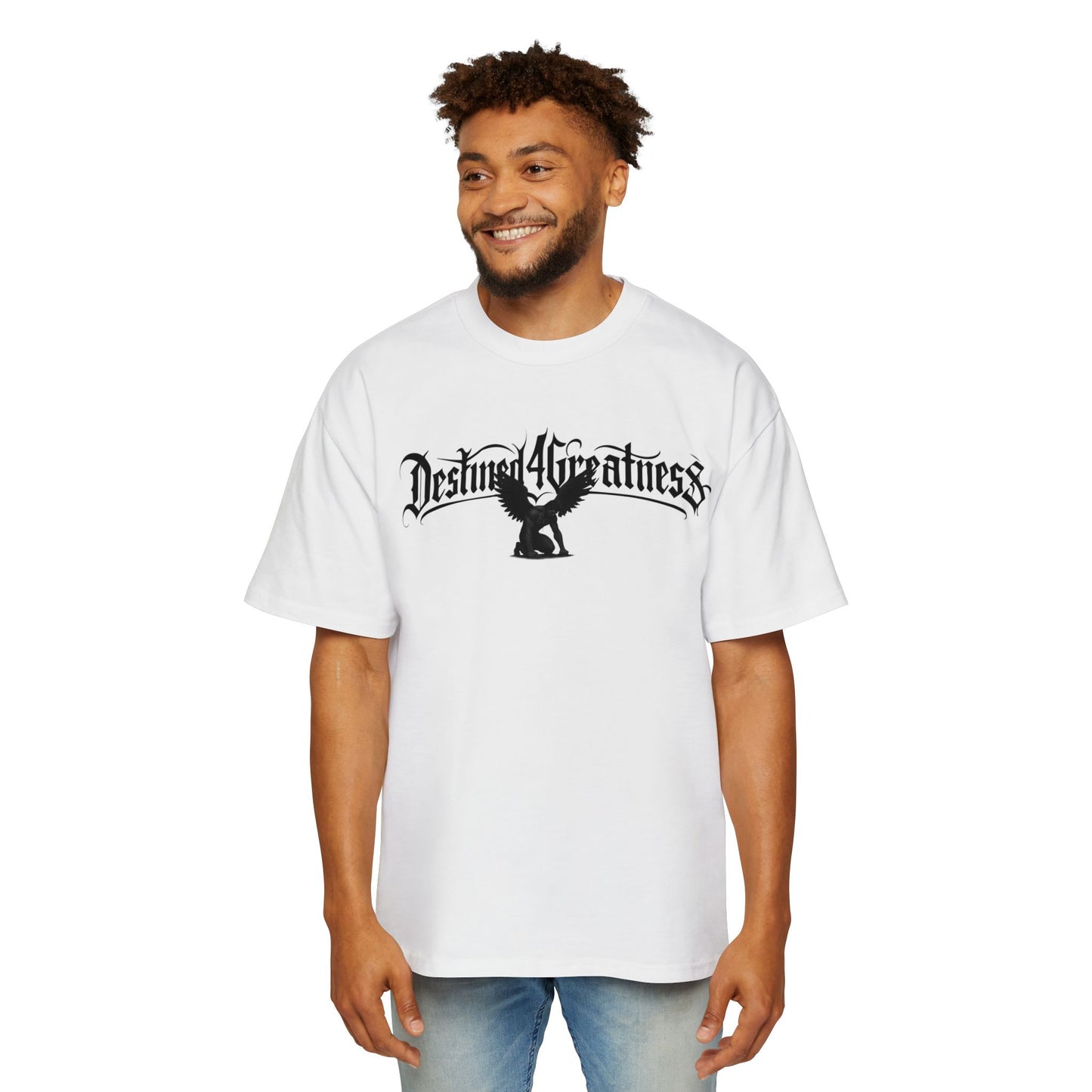 Destined4Greatness Eagle Graphic Tee — Oversized Men’s Streetwear T‑Shirt