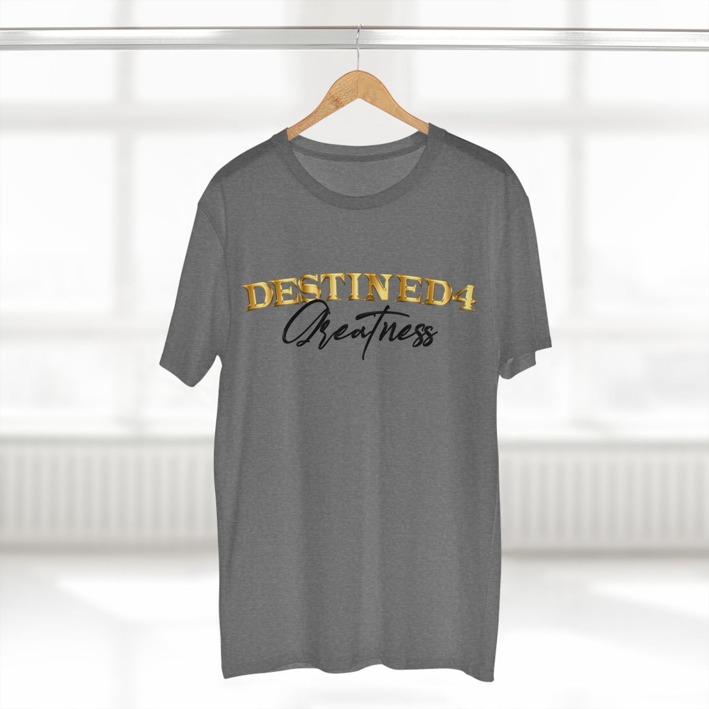 Unisex Destined 4 Greatness T-Shirt (blk-gld)