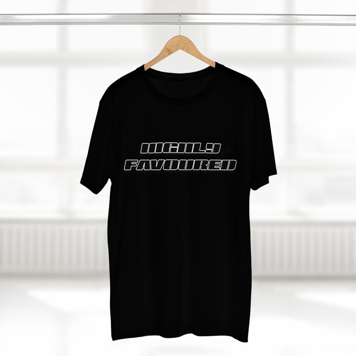 Unisex Highly Favoured T-Shirt (black)