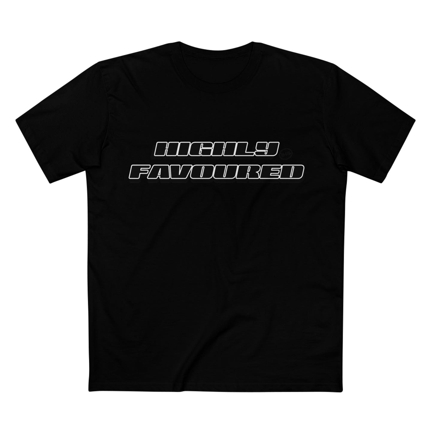 Unisex Highly Favoured T-Shirt (black)