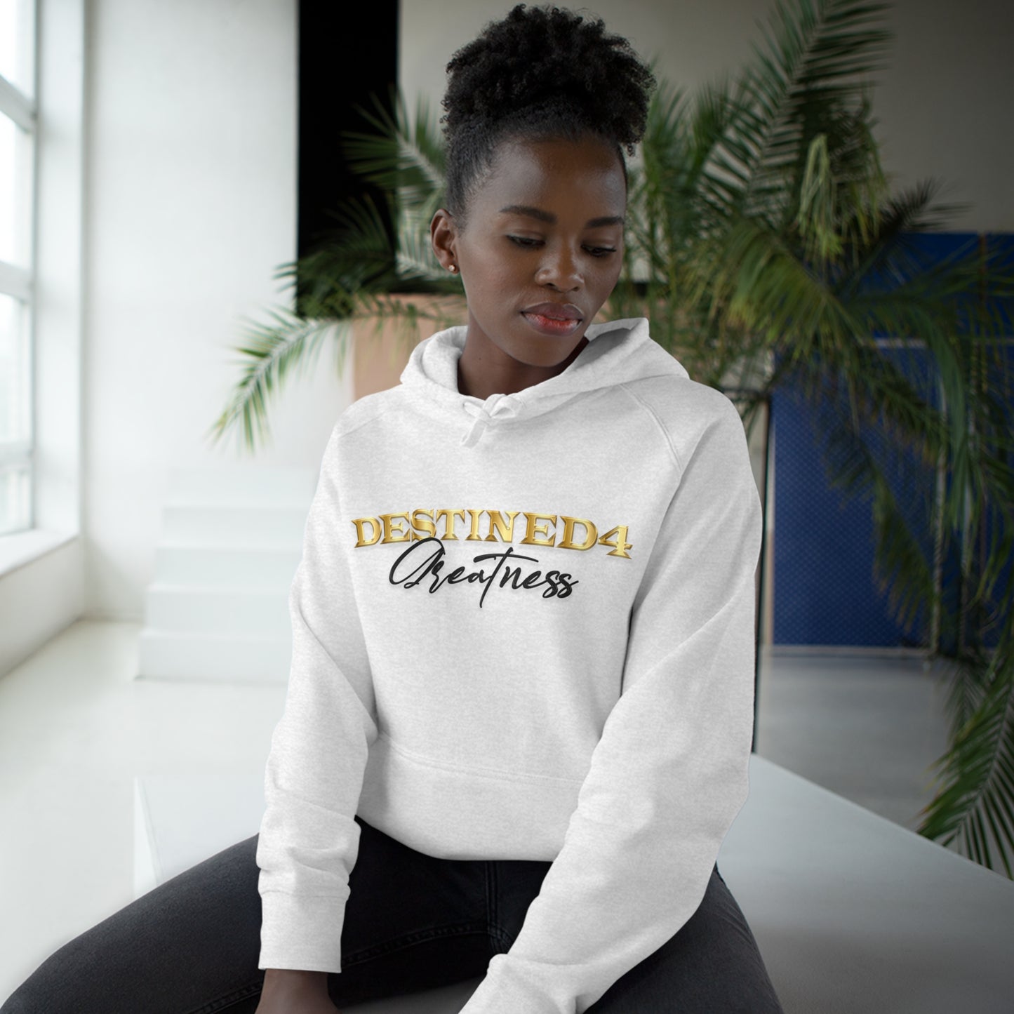 Unisex Destined 4 Greatness Hoodie (blk-gld)