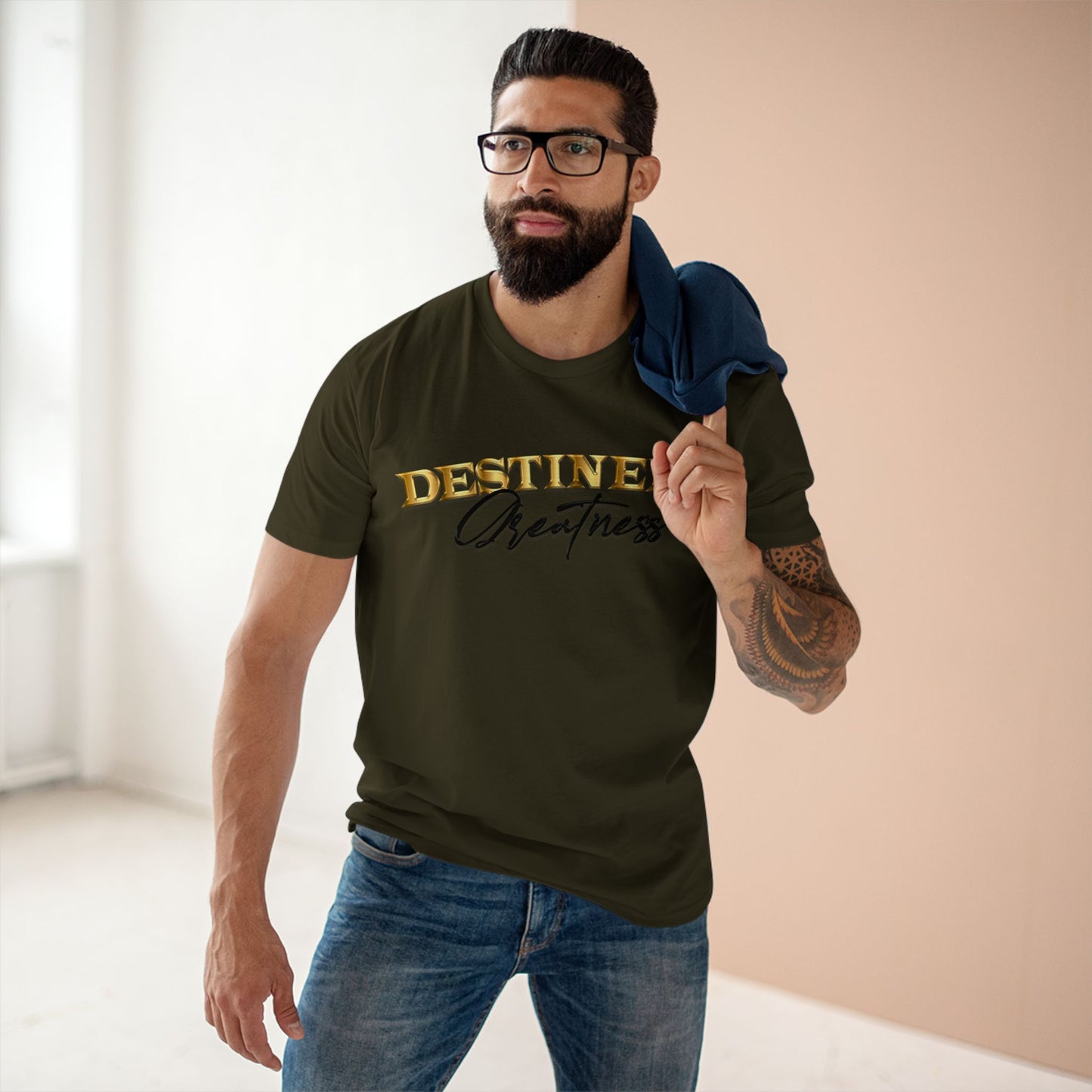 Unisex Destined 4 Greatness T-Shirt (blk-gld)