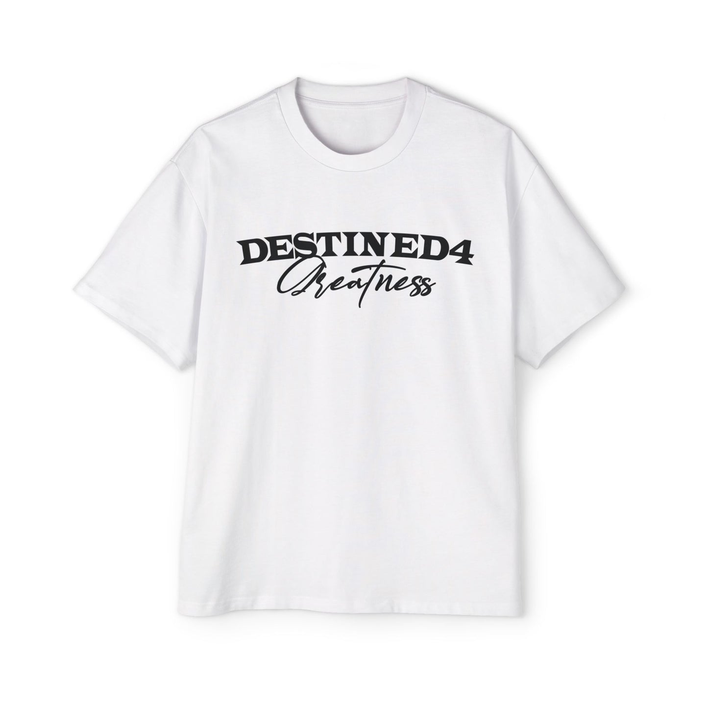 Unisex Heavy Oversized Destined 4 Greatness T-Shirt (blk)