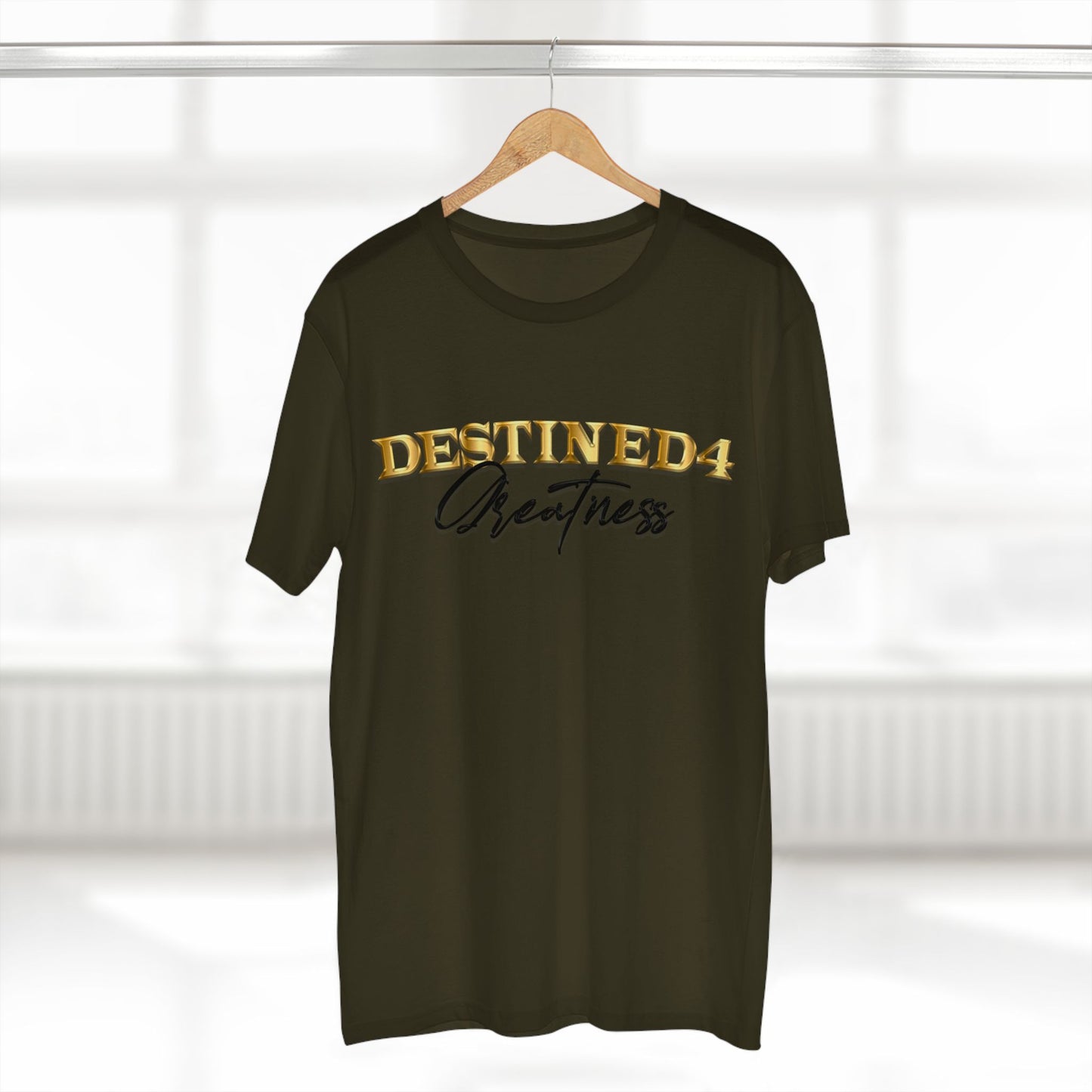 Unisex Destined 4 Greatness T-Shirt (blk-gld)