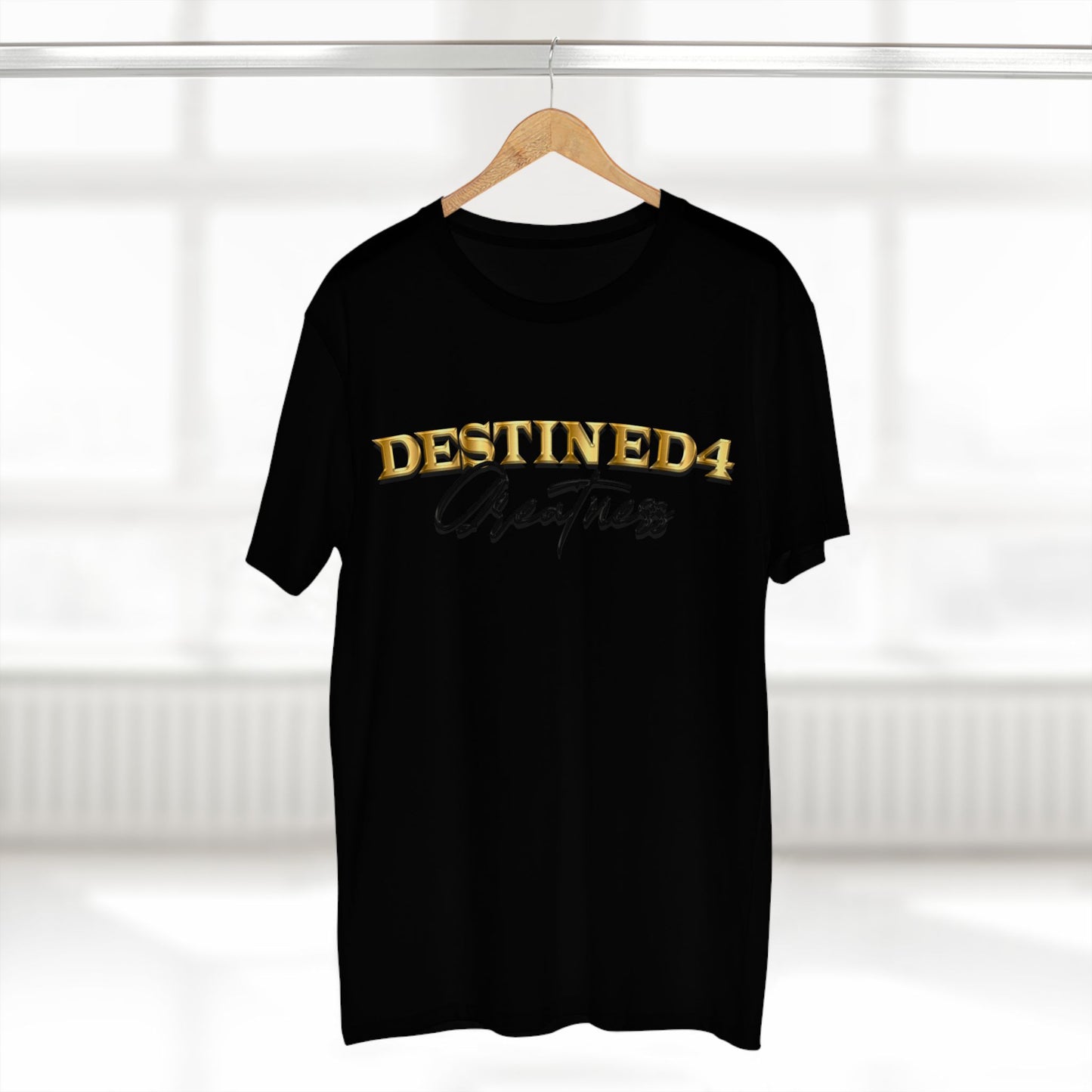 Unisex Destined 4 Greatness T-Shirt (blk-gld)