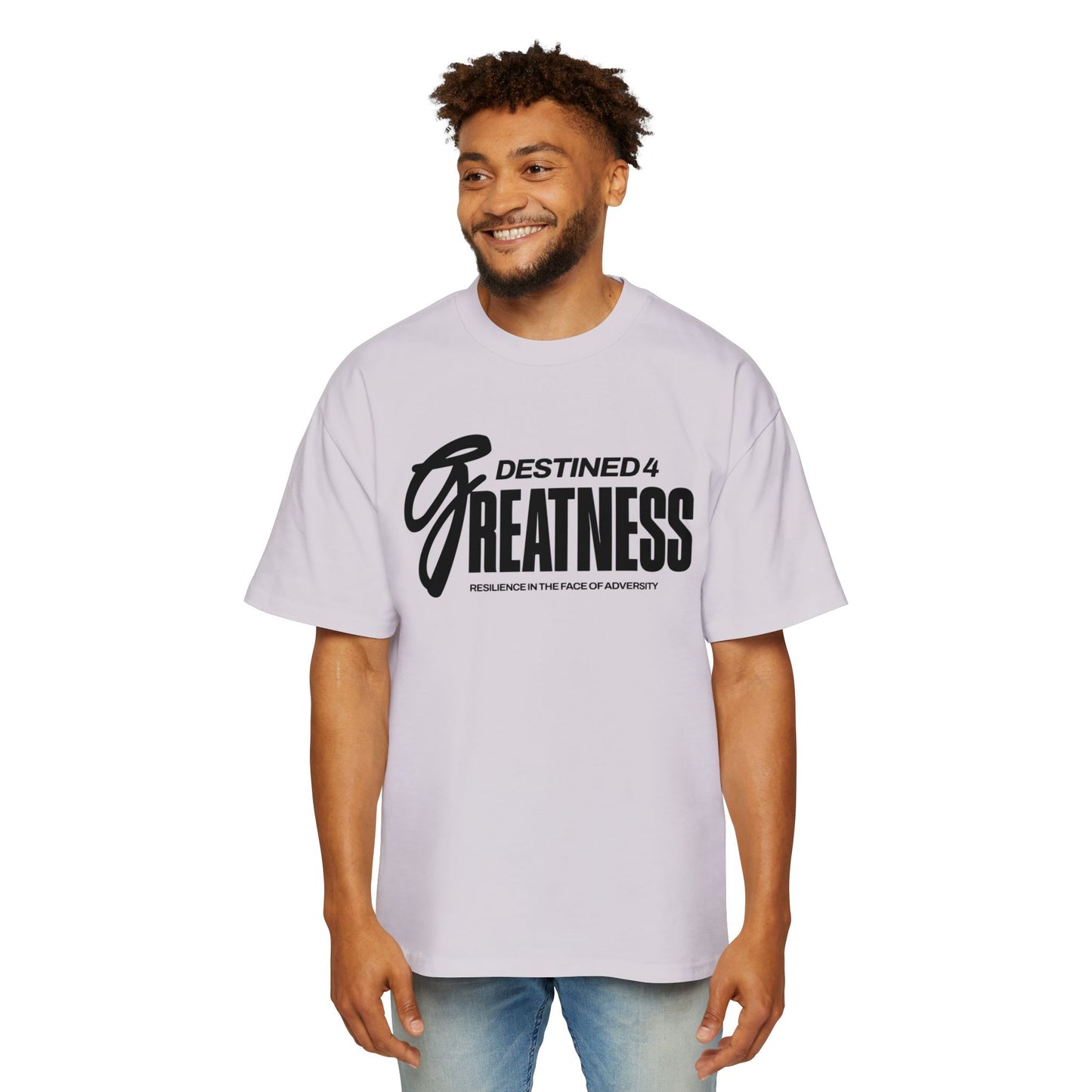 Unisex Heavy Oversized Destined 4 Greatness T-Shirt