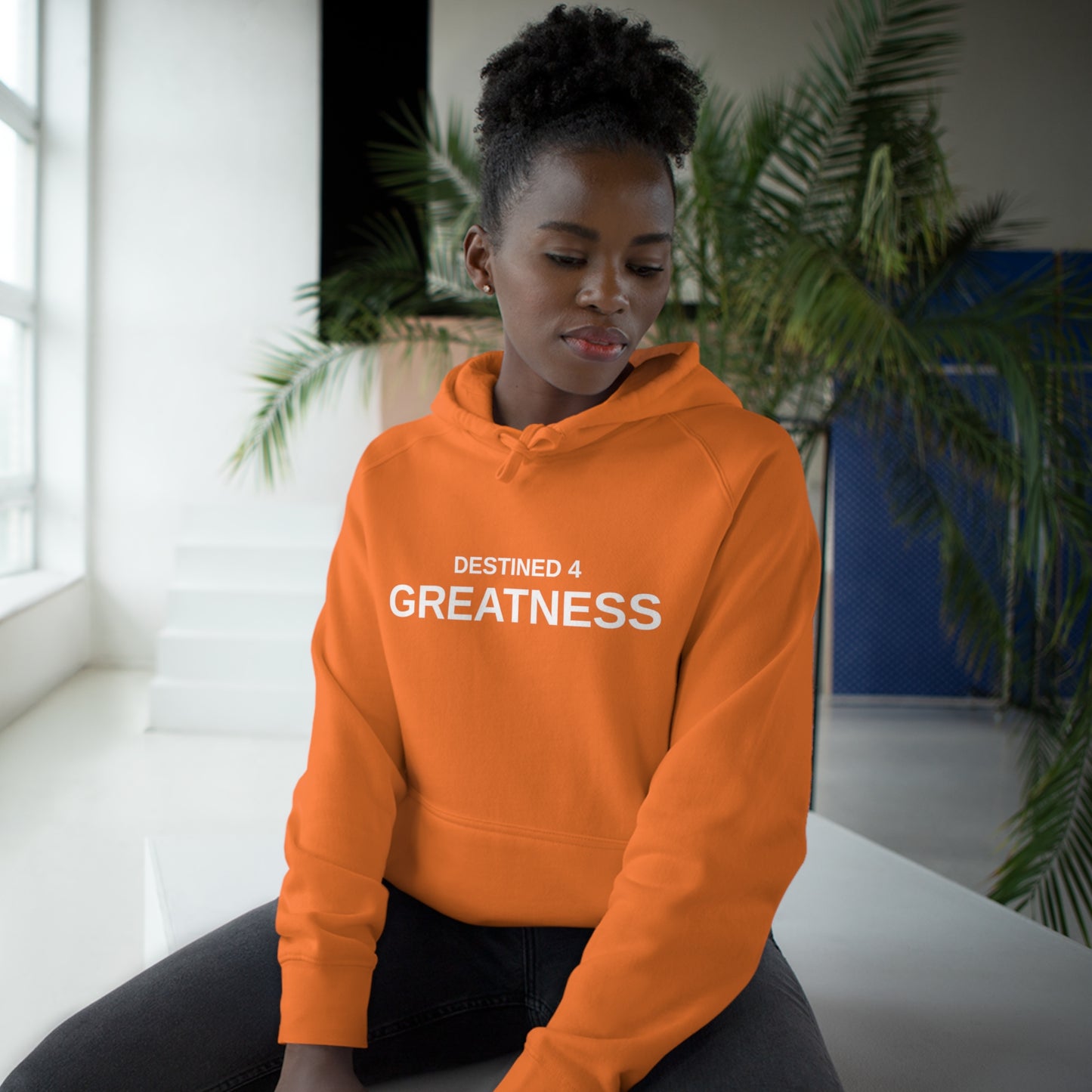 Unisex Destined 4 Greatness Hoodie (white)