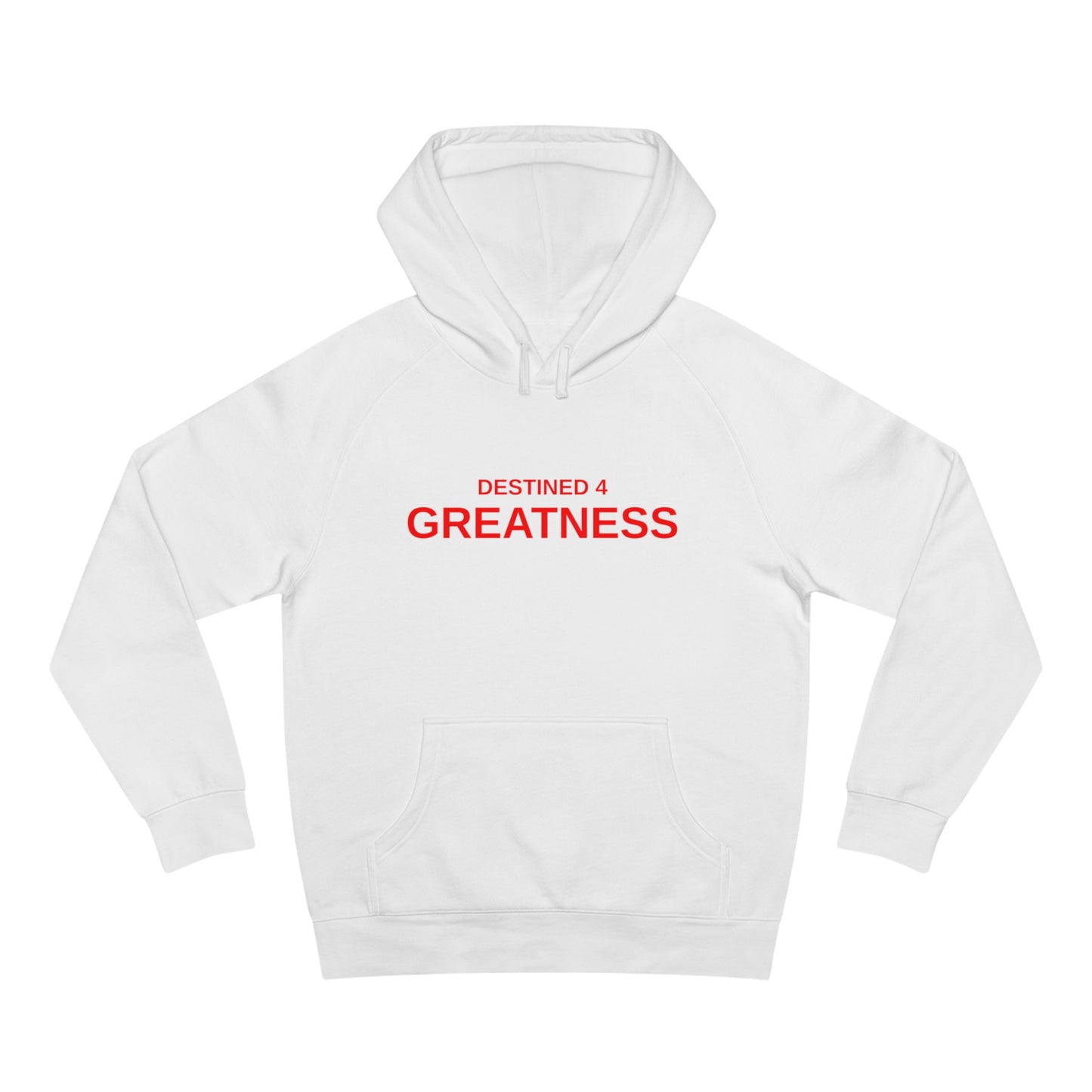 Unisex Destined 4 Greatness Hoodie (red)