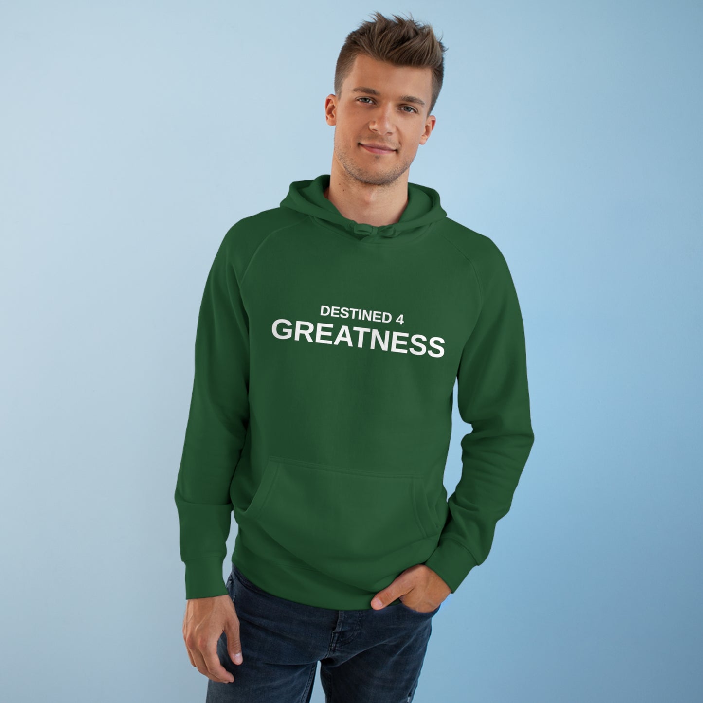 Unisex Destined 4 Greatness Hoodie (white)