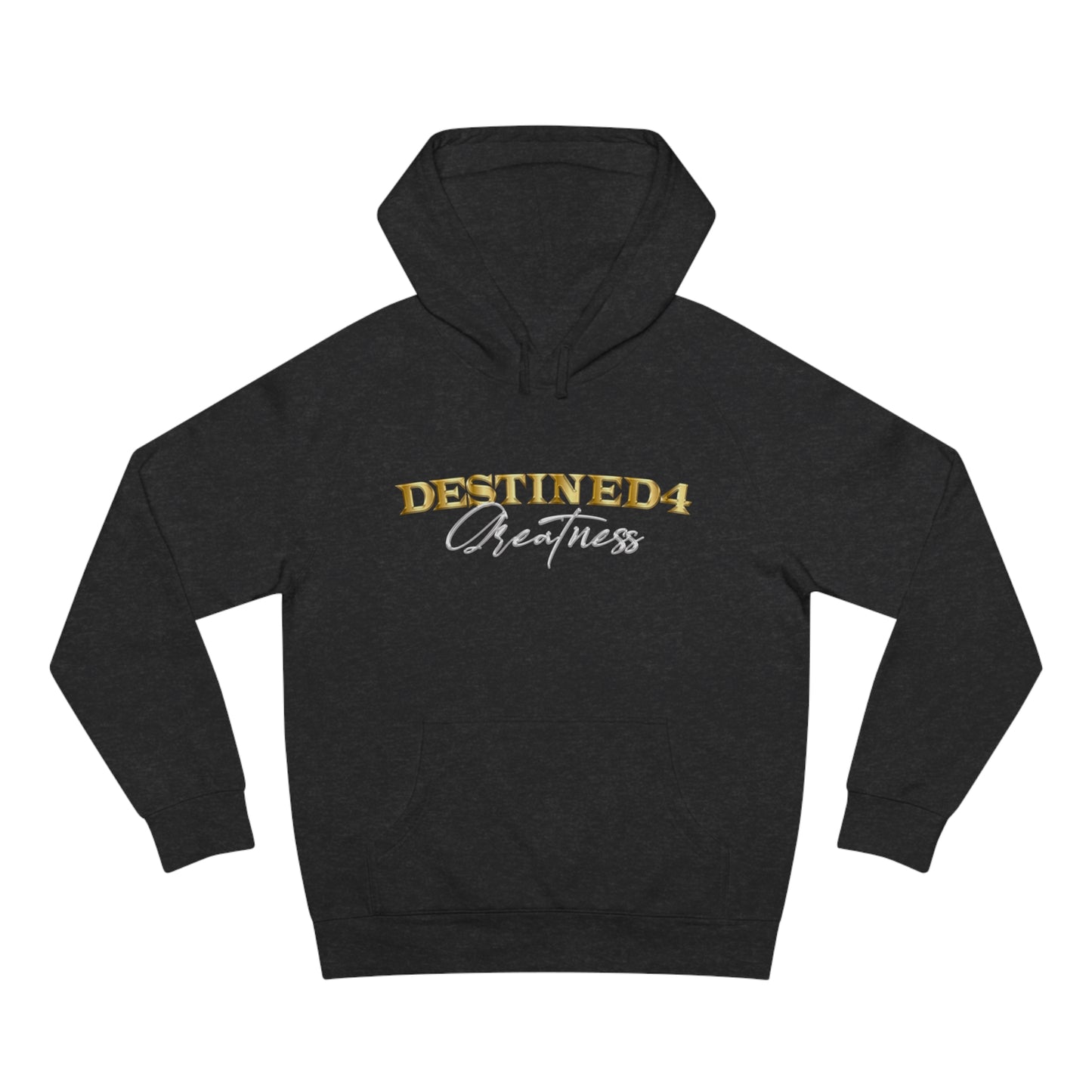 Unisex Destined 4 Greatness Hoodie (wht-gld)