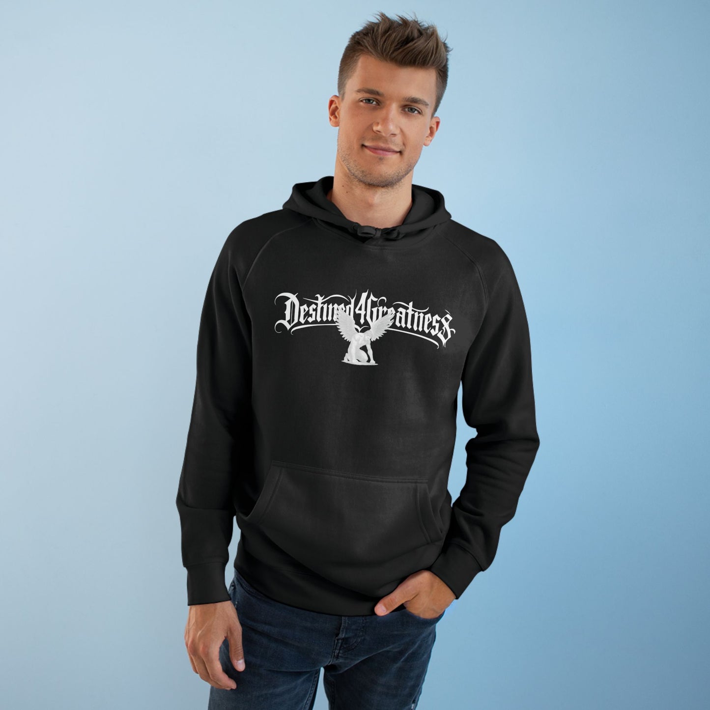 Destiny 4 Greatness Hoodie — Graphic Angel Logo Pullover