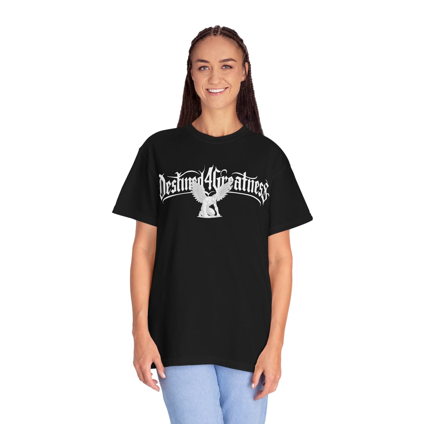 Destroyed Greatness Graphic T-Shirt — Vintage Angel Wing Logo Tee