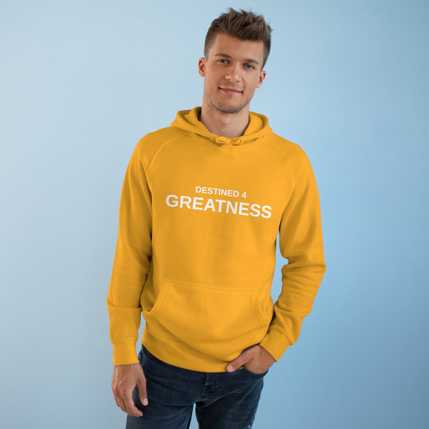 Unisex Destined 4 Greatness Hoodie (white)