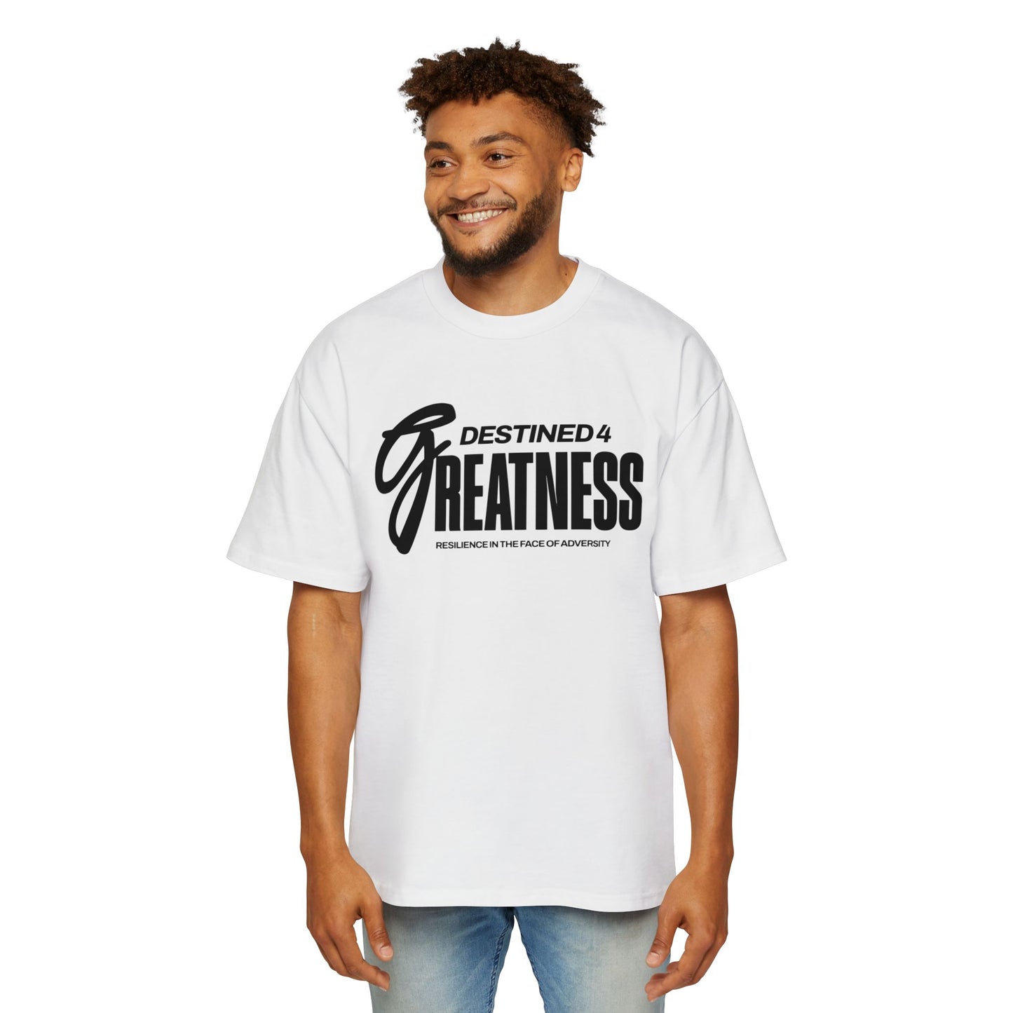 Unisex Heavy Oversized Destined 4 Greatness T-Shirt