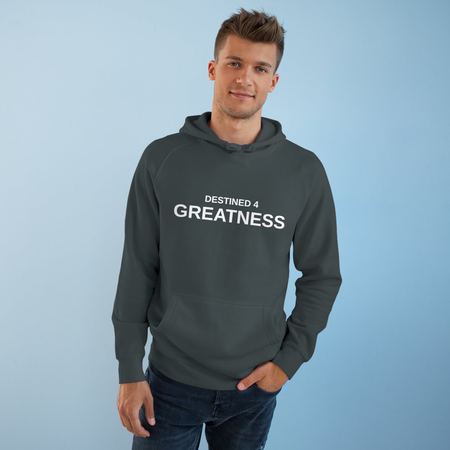 Unisex Destined 4 Greatness Hoodie (white)