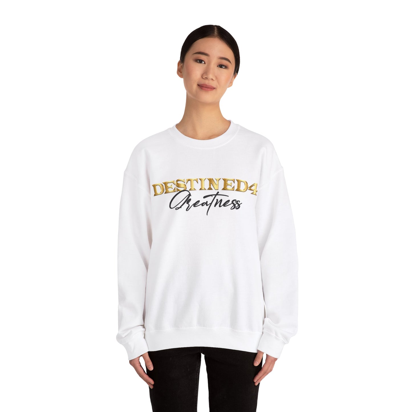 Unisex Destined 4 Greatness Sweatshirt (blk-gld)