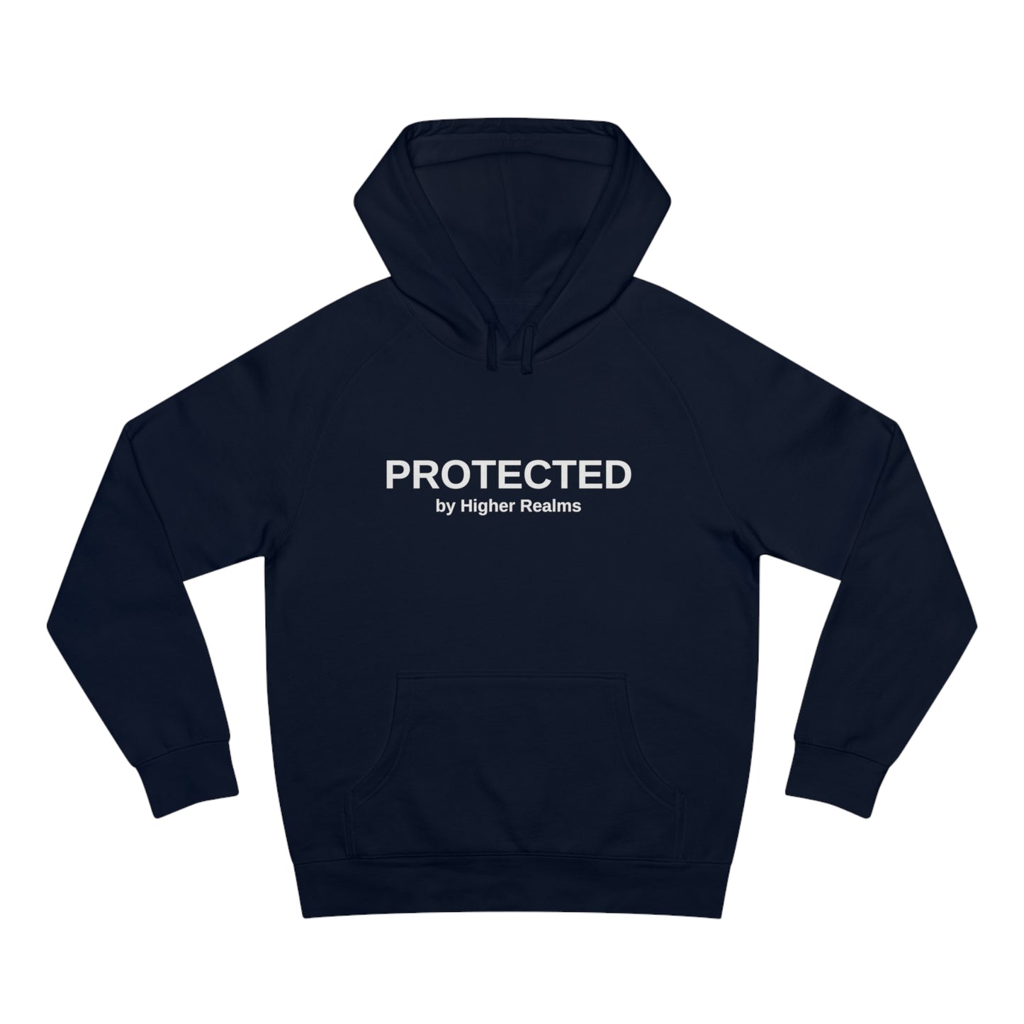 Unisex Protected by Higher Realms Hoodie (white)