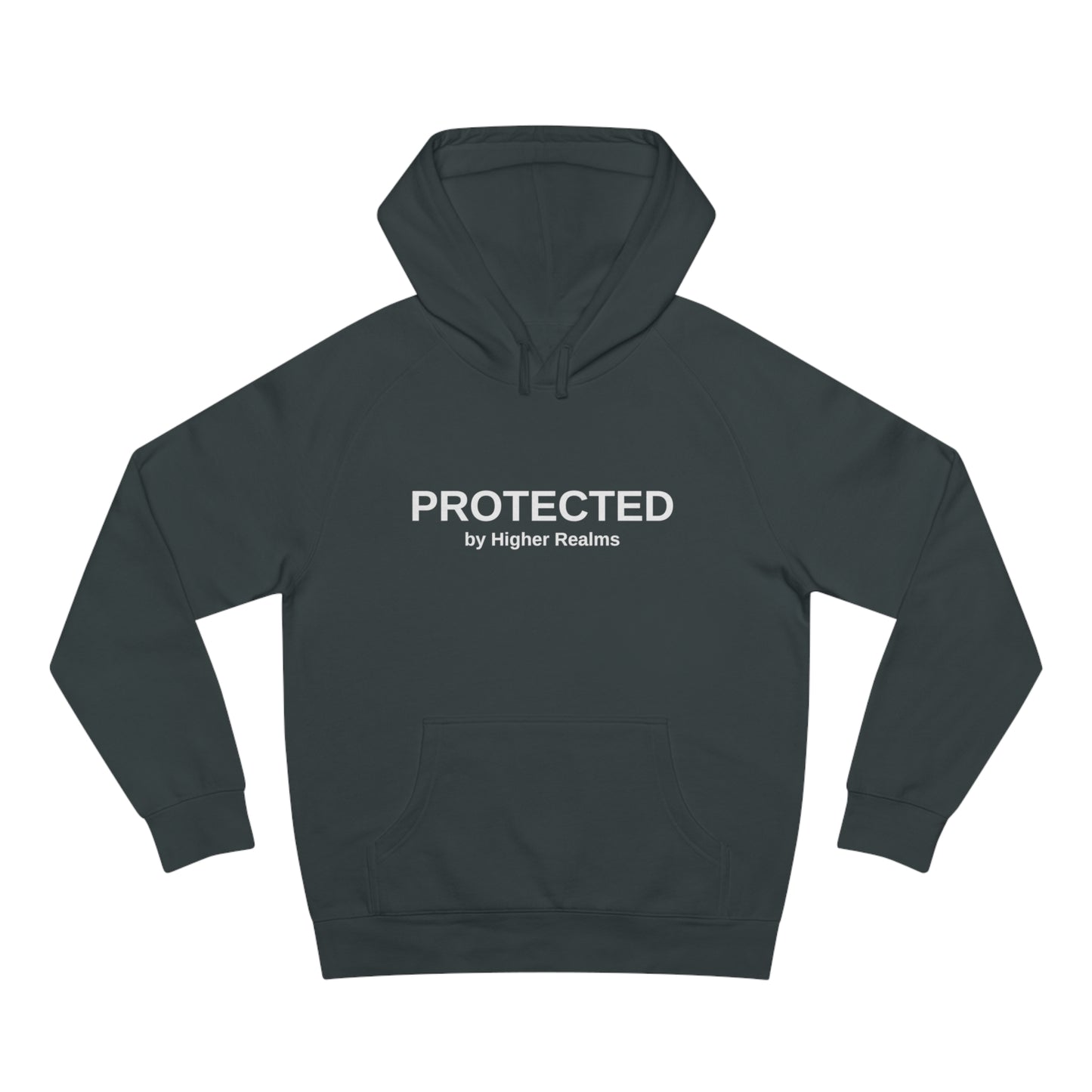 Unisex Protected by Higher Realms Hoodie (white)