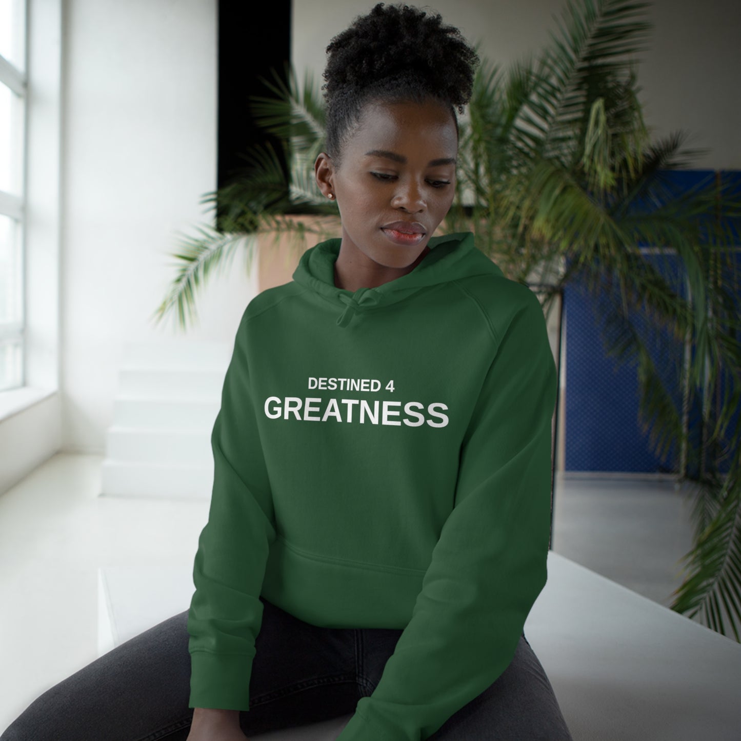 Unisex Destined 4 Greatness Hoodie (white)