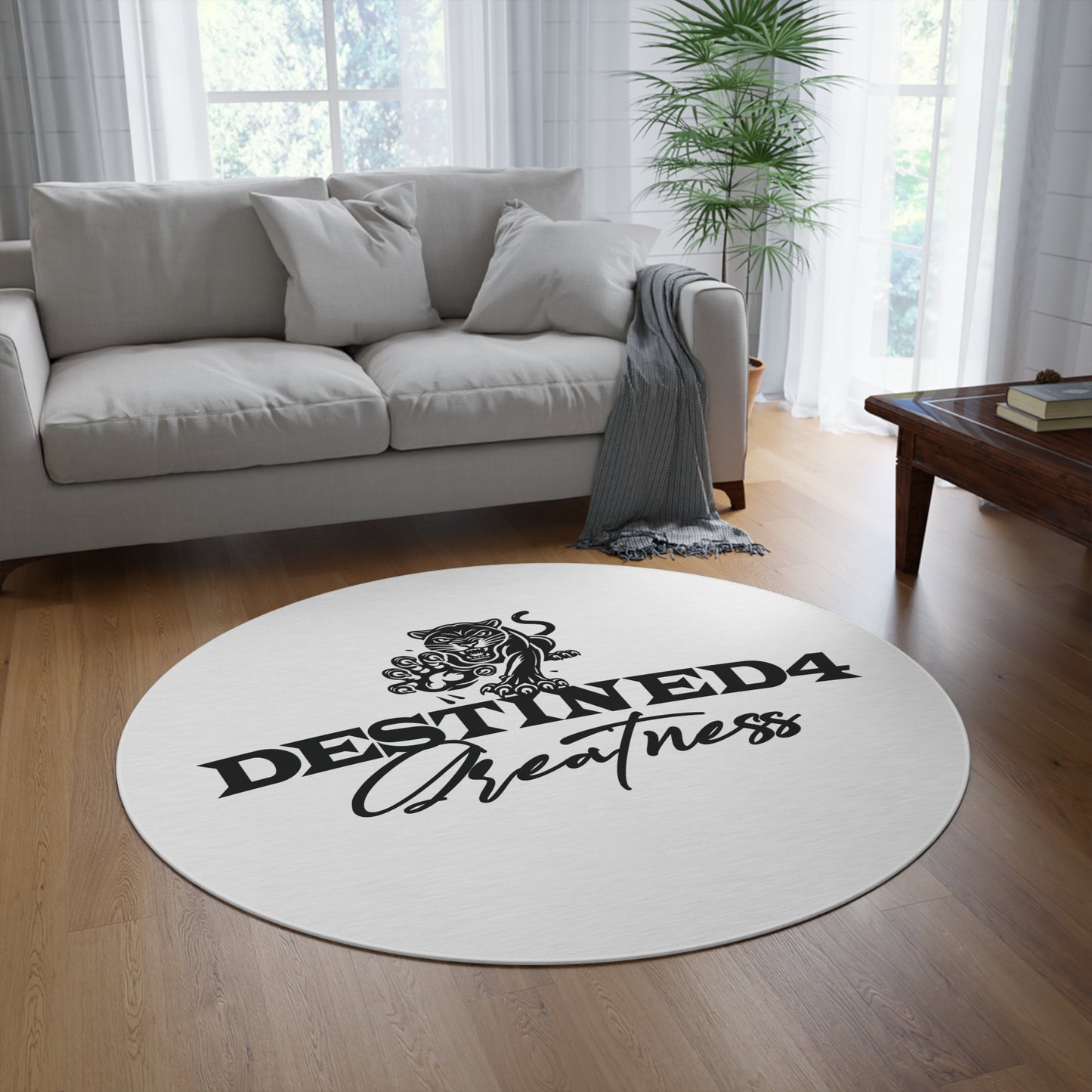 Destined 4 Greatness Round Rug