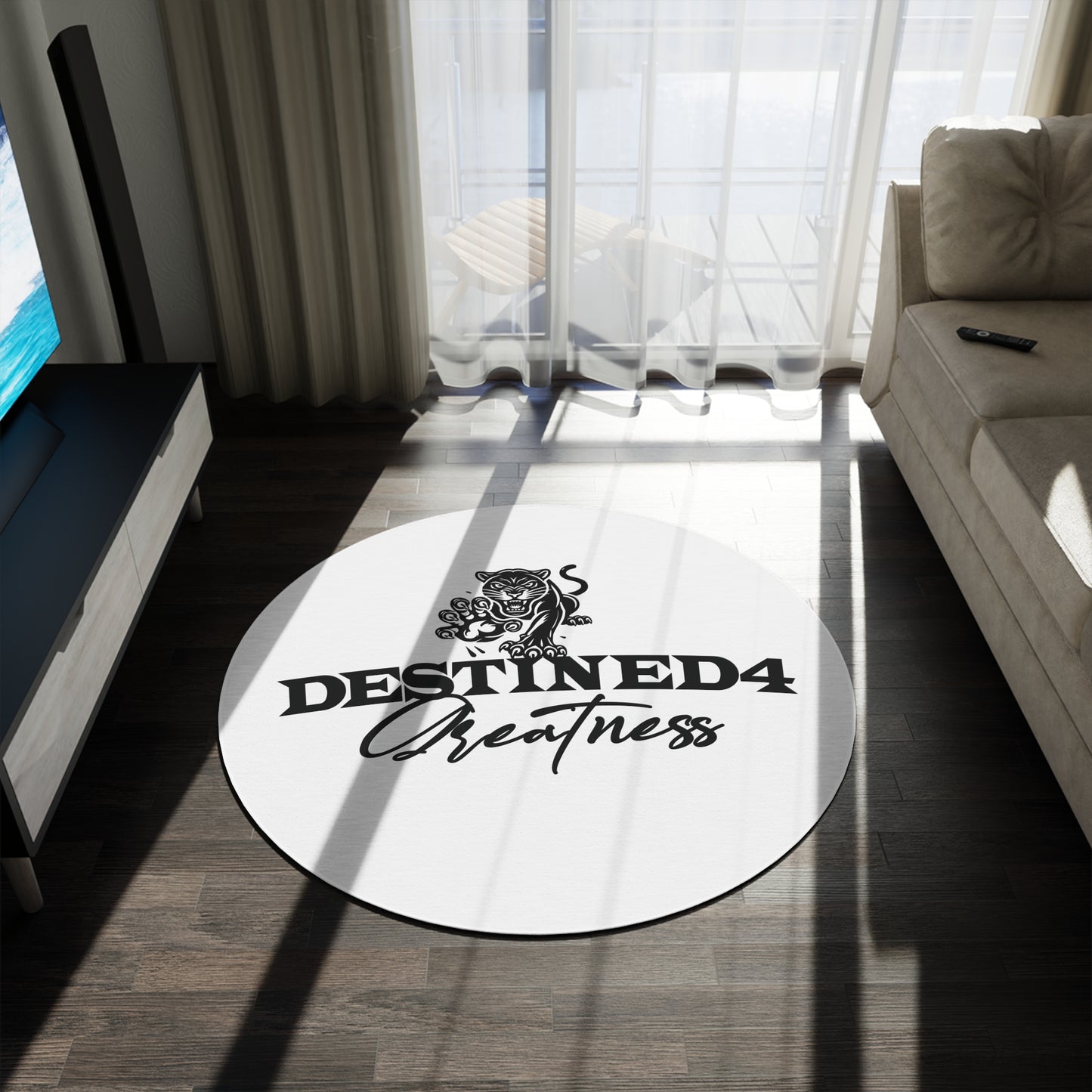 Destined 4 Greatness Round Rug