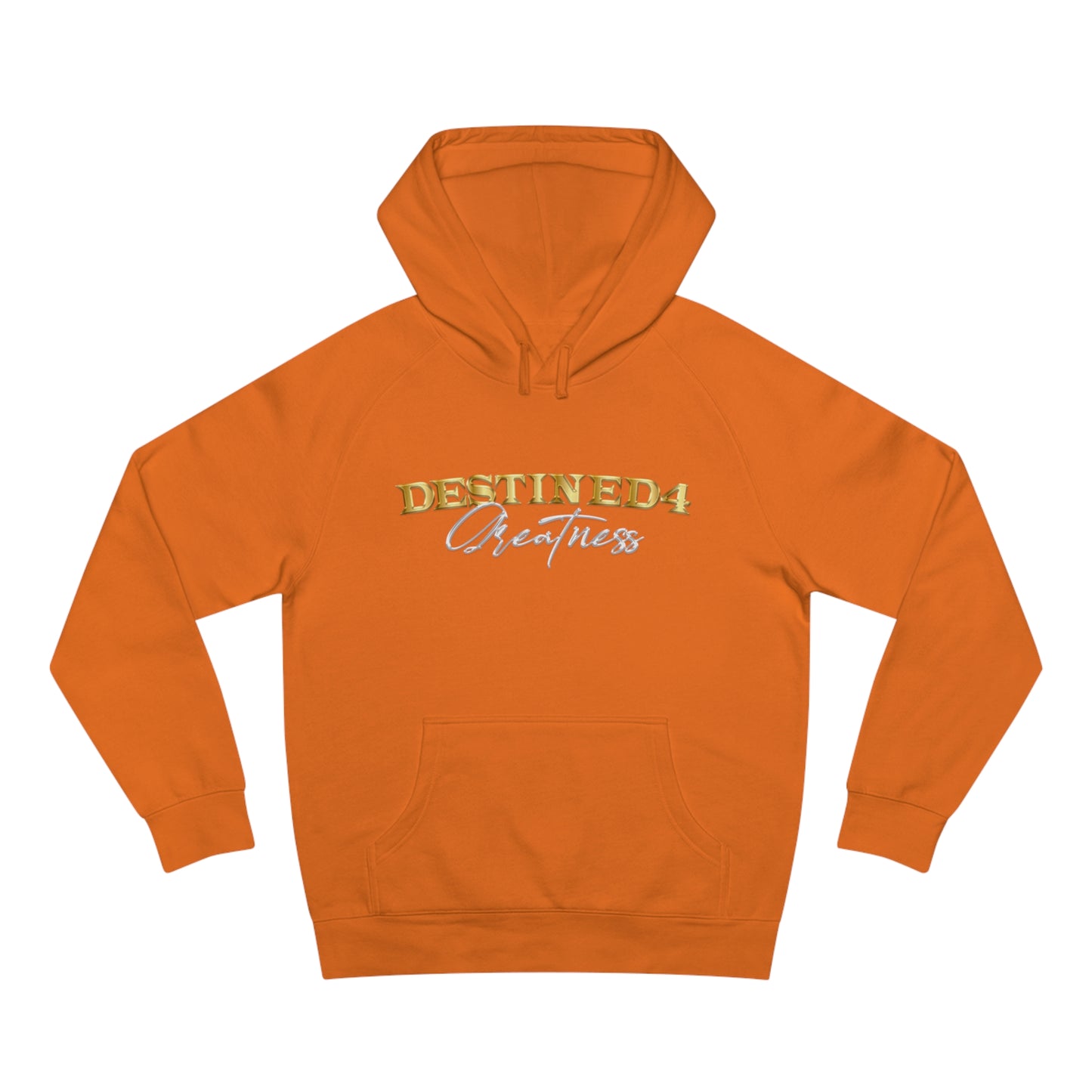 Unisex Destined 4 Greatness Hoodie (wht-gld)