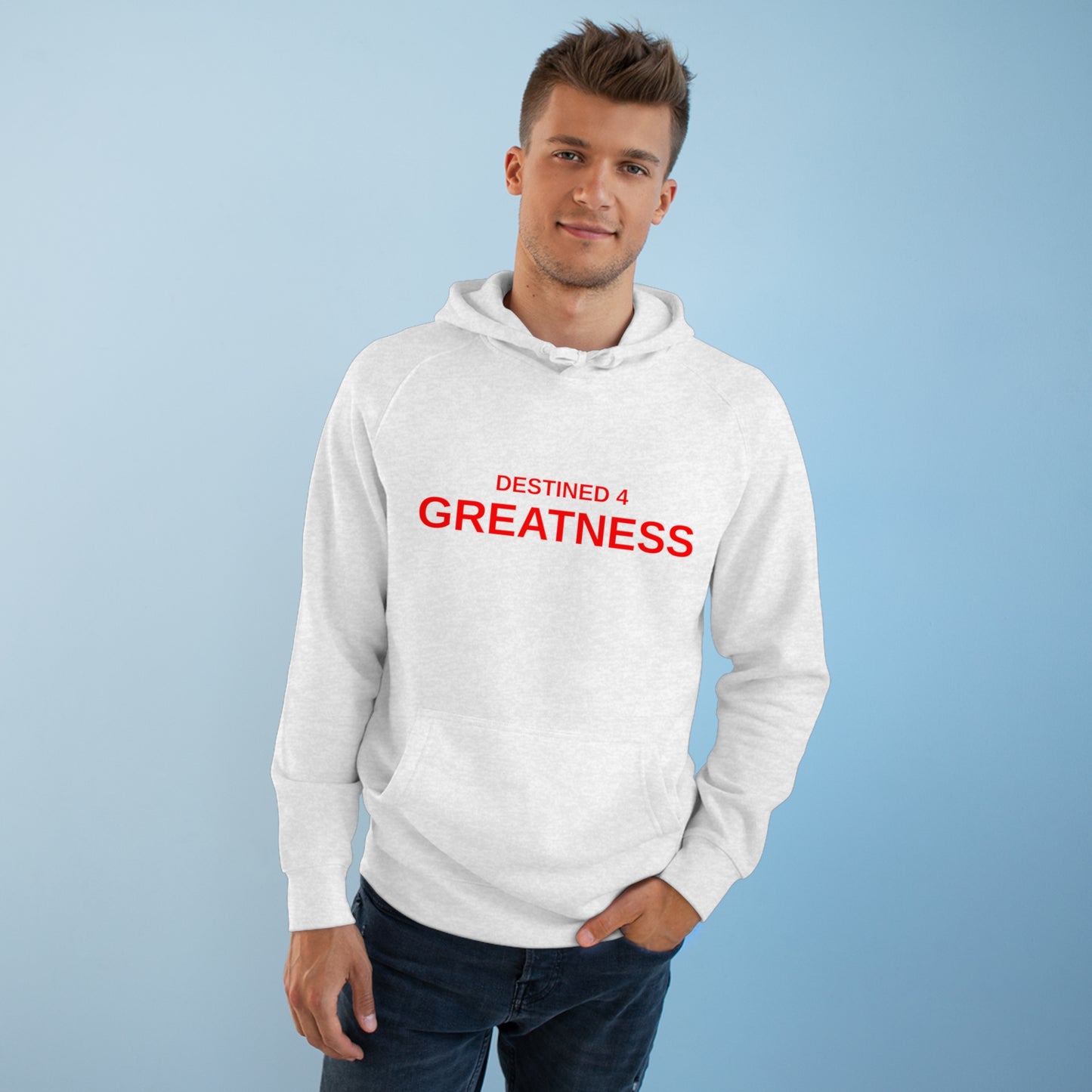 Unisex Destined 4 Greatness Hoodie (red)