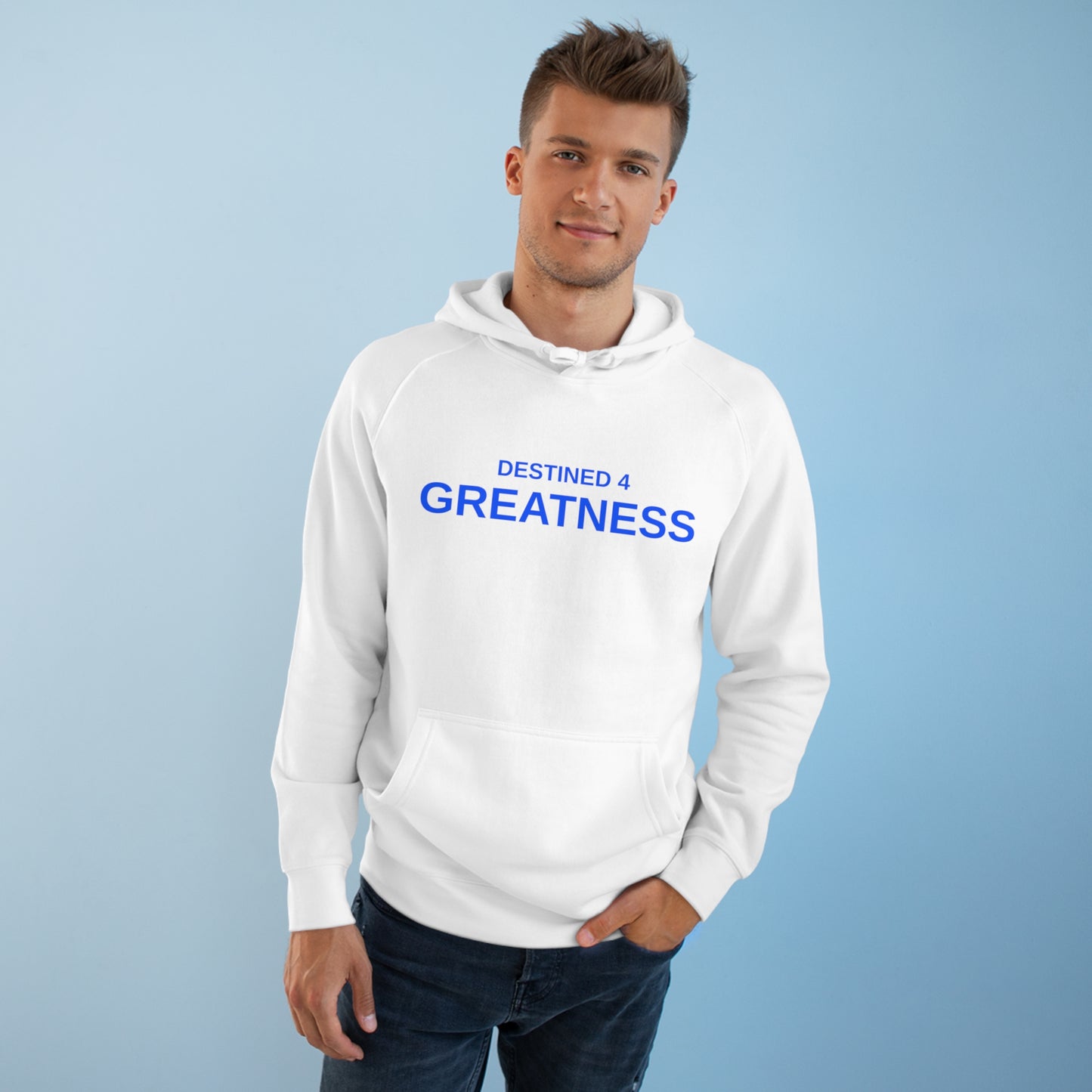 Unisex Destined 4 Greatness Hoodie (blue)