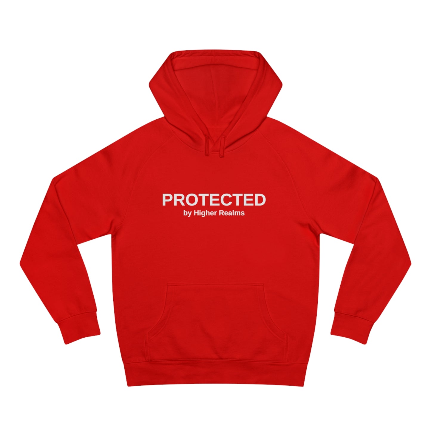 Unisex Protected by Higher Realms Hoodie (white)