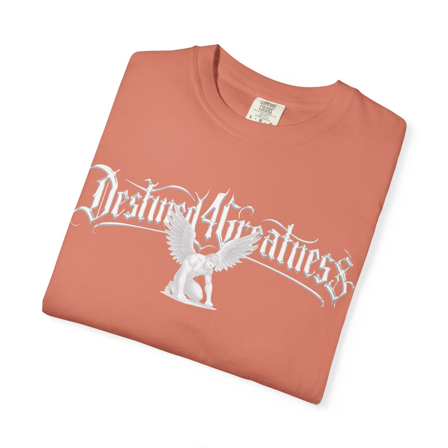 Destined 4 Greatness Graphic T-Shirt — Vintage Angel Wing Logo Tee